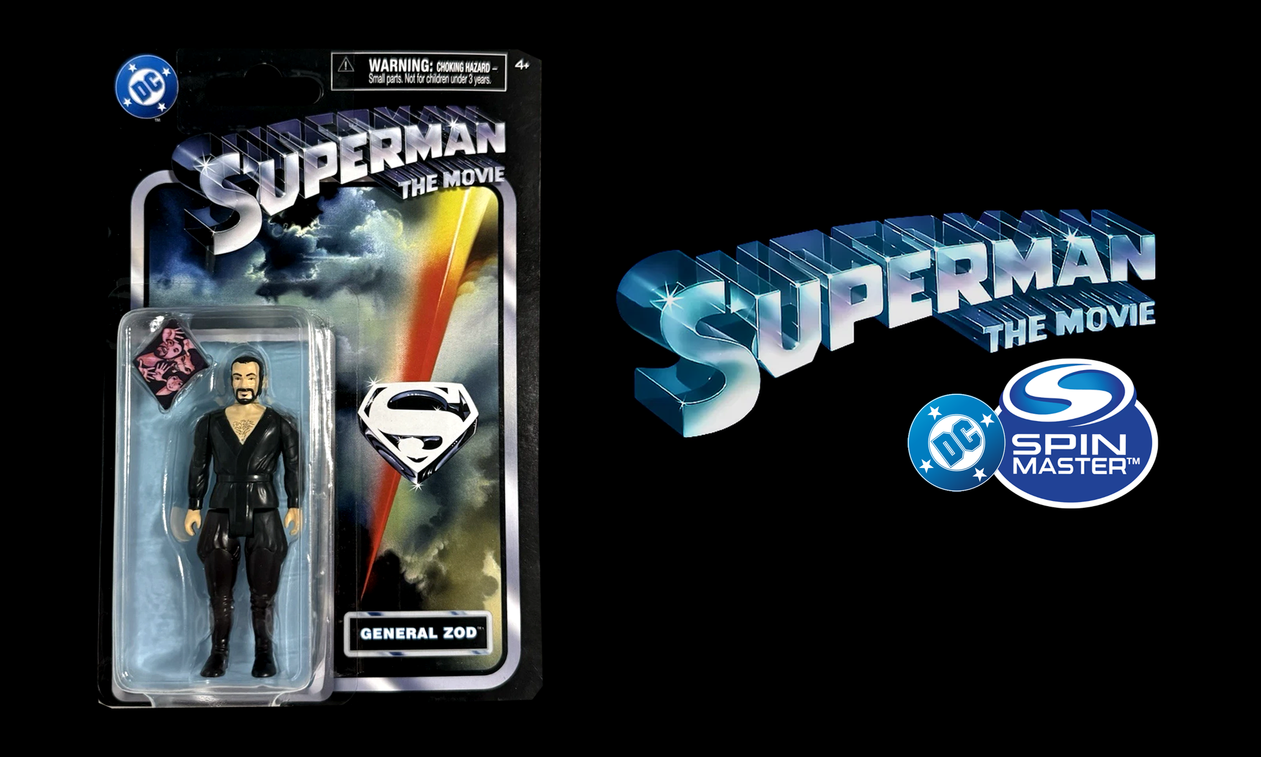 Superman The Movie - General Zod Action Figure - By: Spin Master