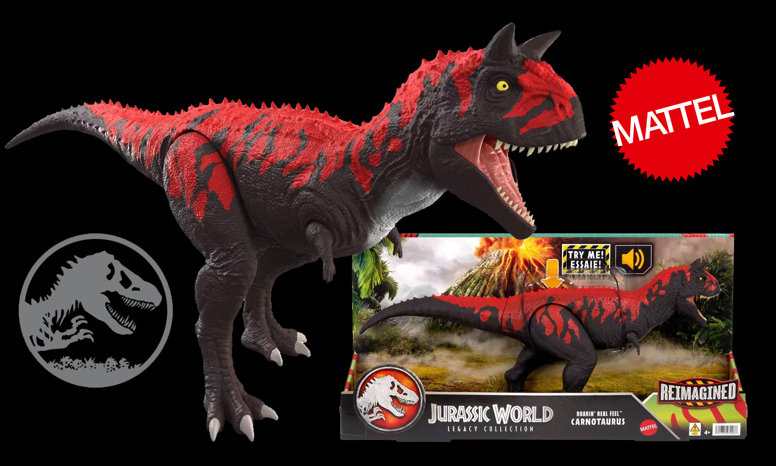 Carnotaurus PNG Jurassic World Park Toy .png