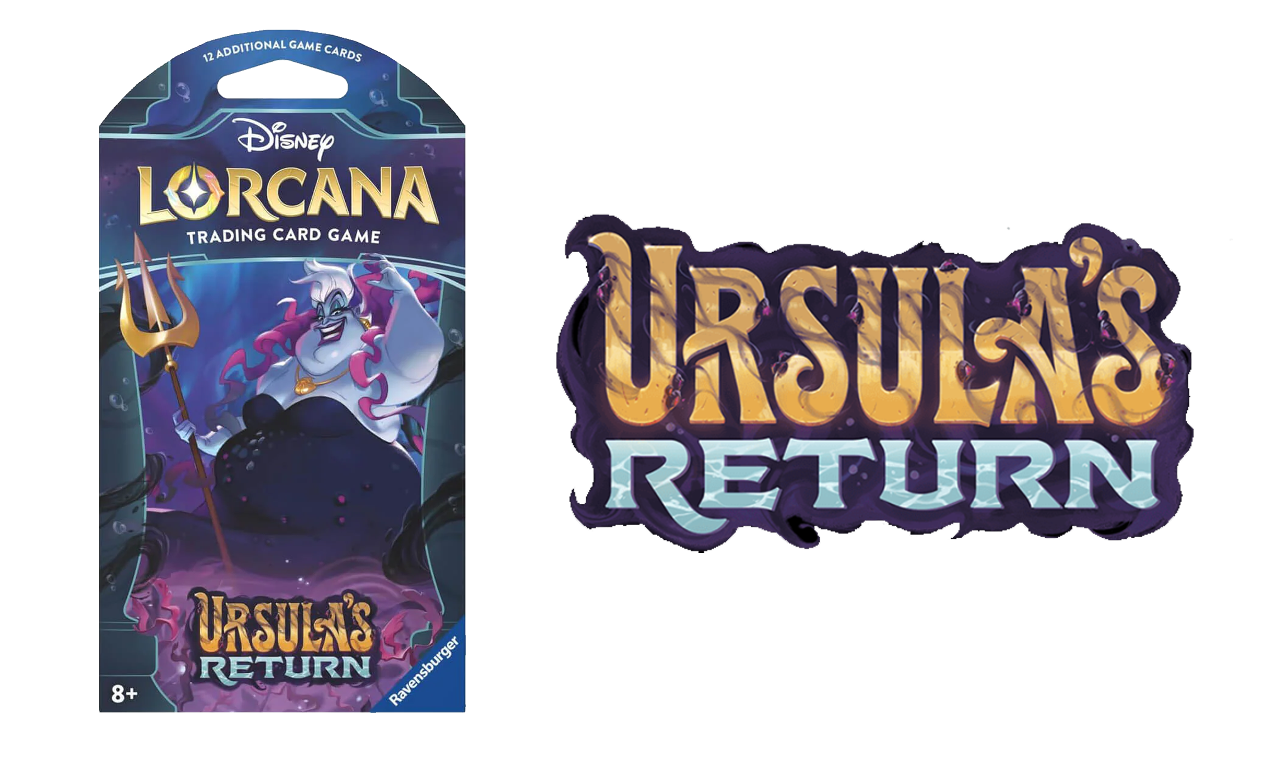 Lorcana Ursulas revenge PNG Sleeved Booster Pack.png