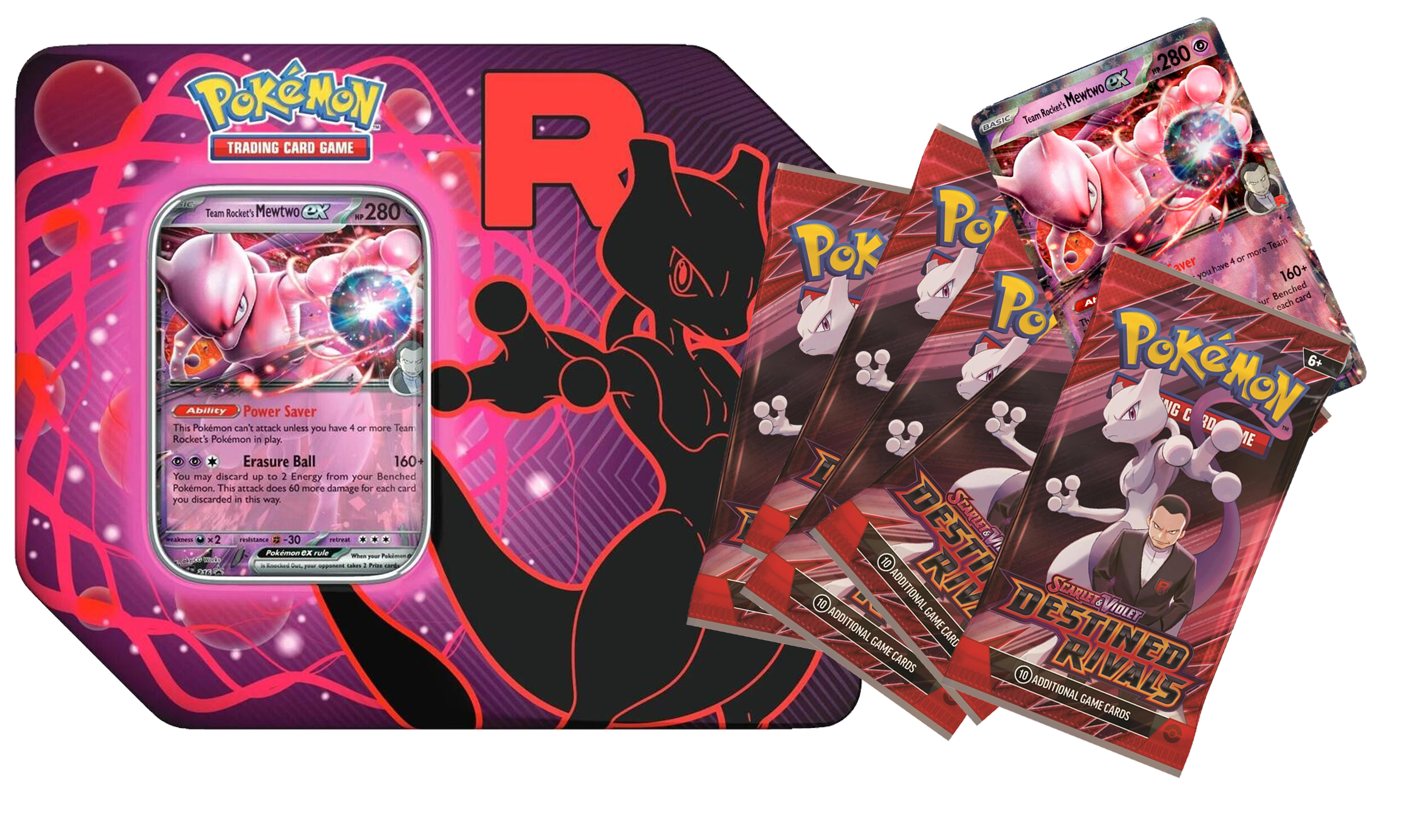 Team Rockets Mewtwo Pokemon Tin Destined Rivals PNG.png