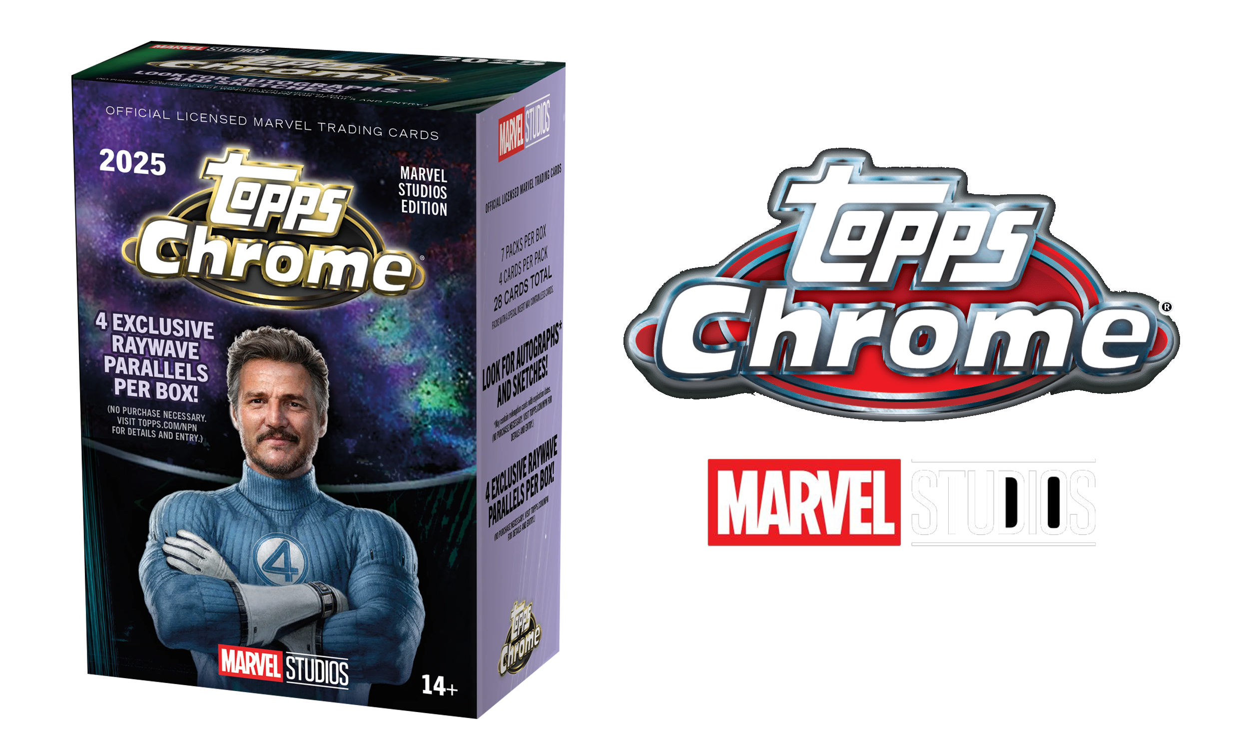 Marvel Topps Chrome Box PNG .png