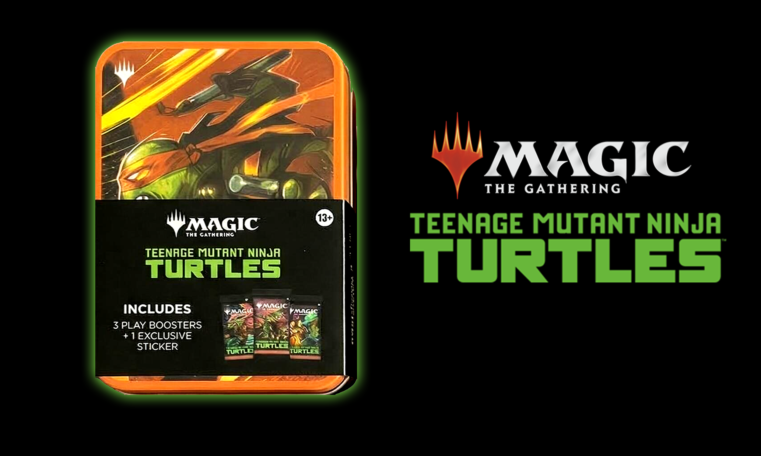 TMNT Magic Tin Michelangelo PNG Mutant Ninja Turtles.png