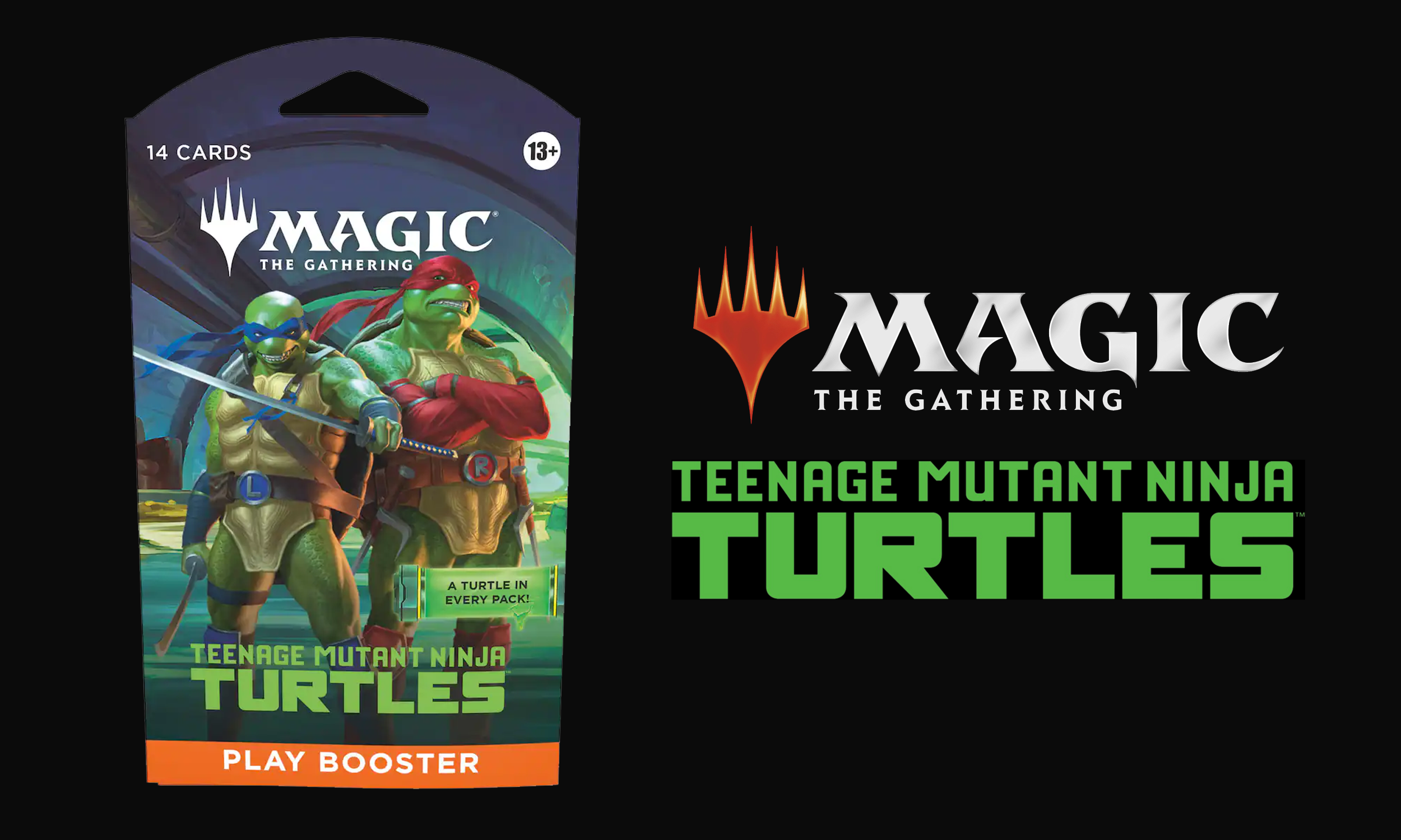 Magic the Gathering TCG - Teenage Mutant Ninja Turtles Sleeved Play Booster Pack