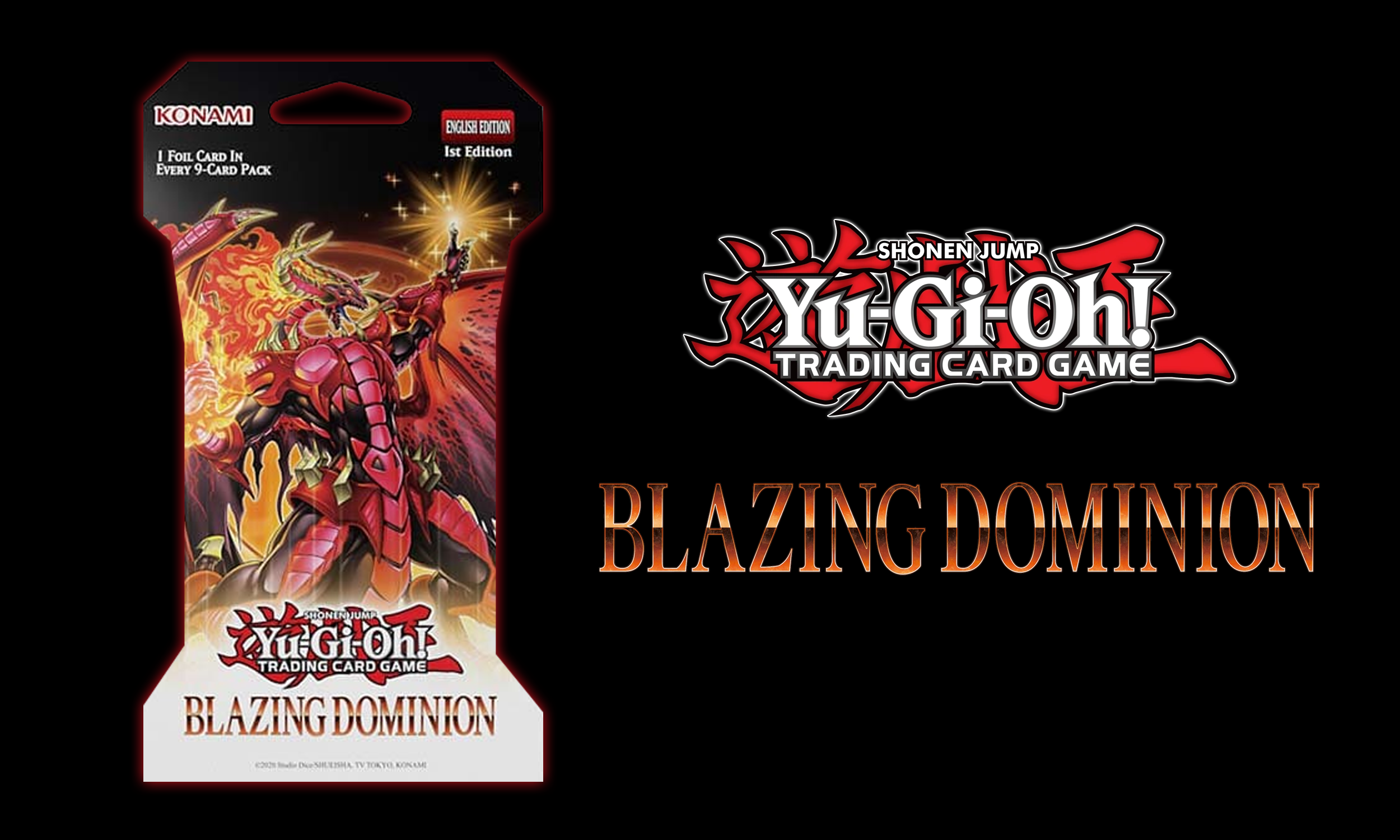 YugiOh PNG Logo Blazing Dominion Booser Sleeved.png