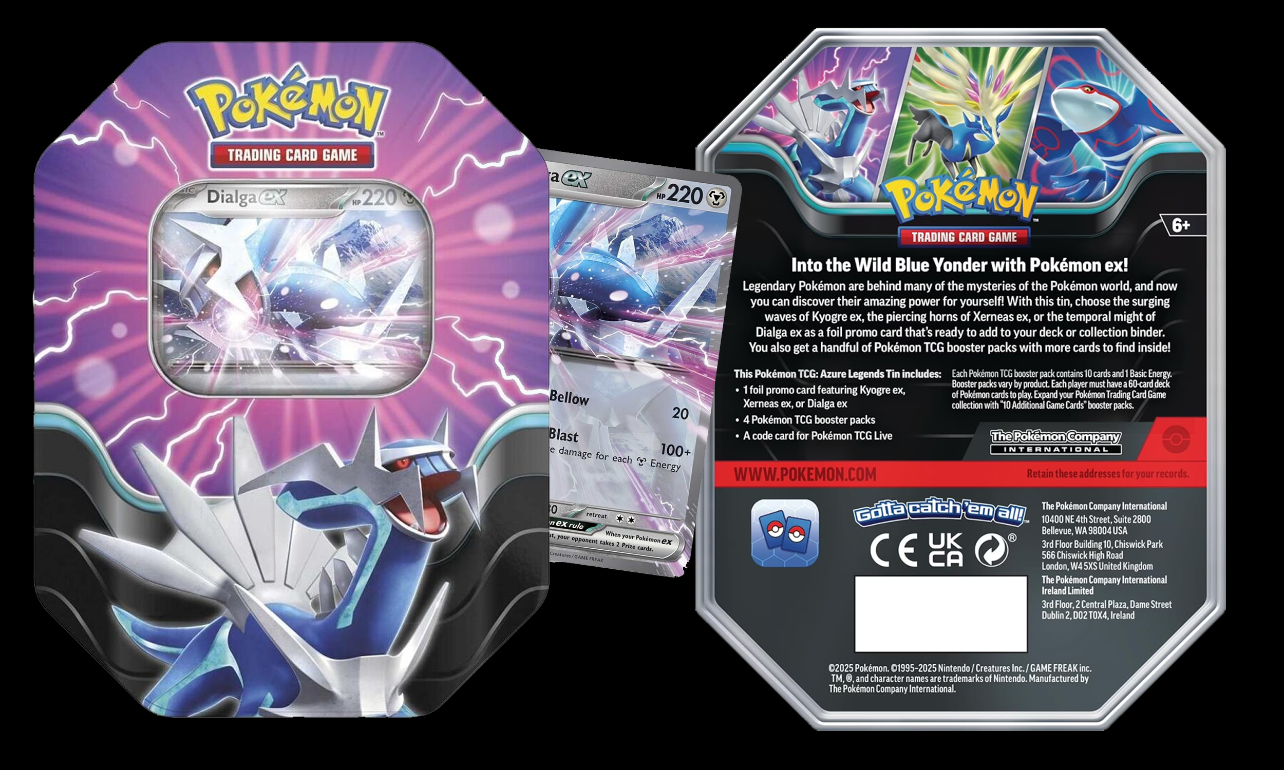 Pokémon Tin 2025 Collection - Dialga EX Tin