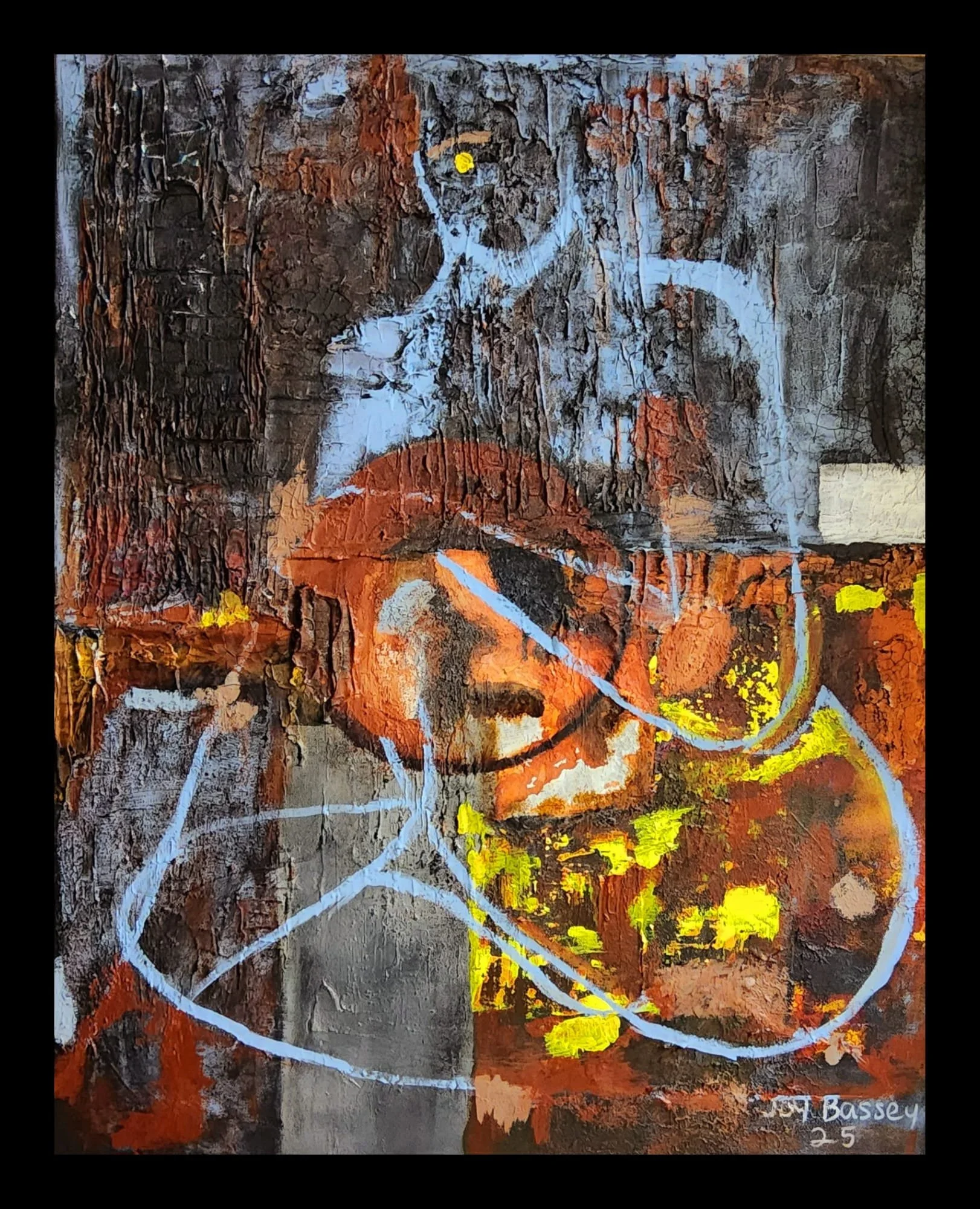 Fragments of Continuum
Acrylic on Canvas
30" X 24" Inches | 2025