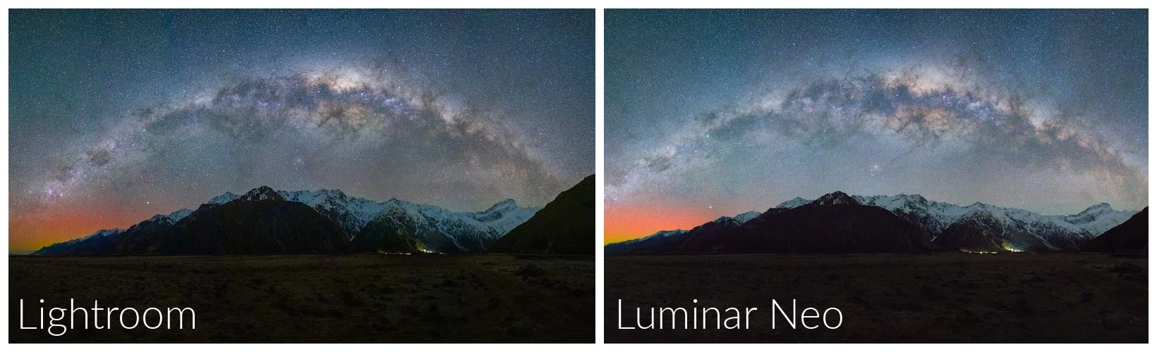 panorama lightroom vs luminar iso noise