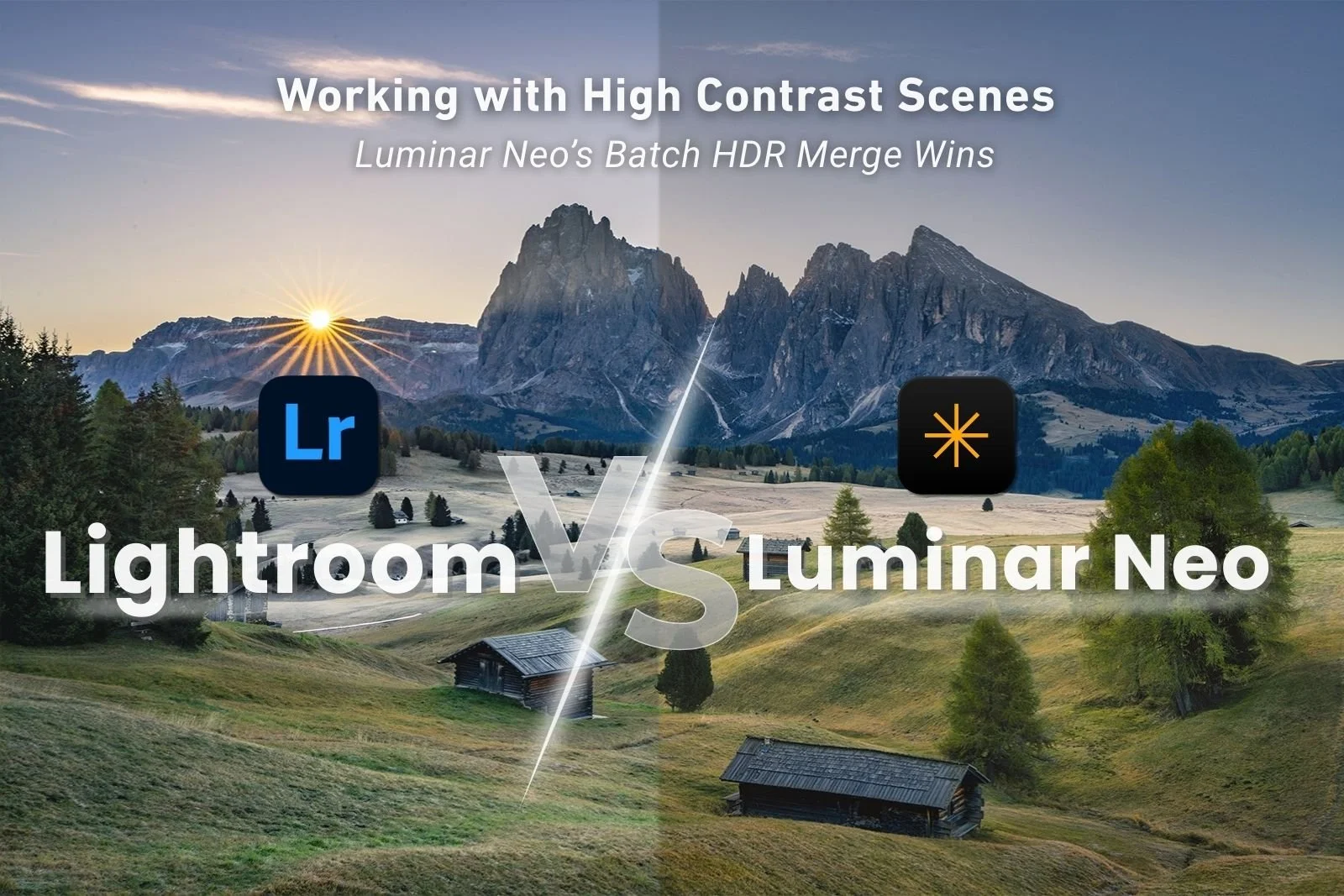 hdr merge lightroom vs luminar neo