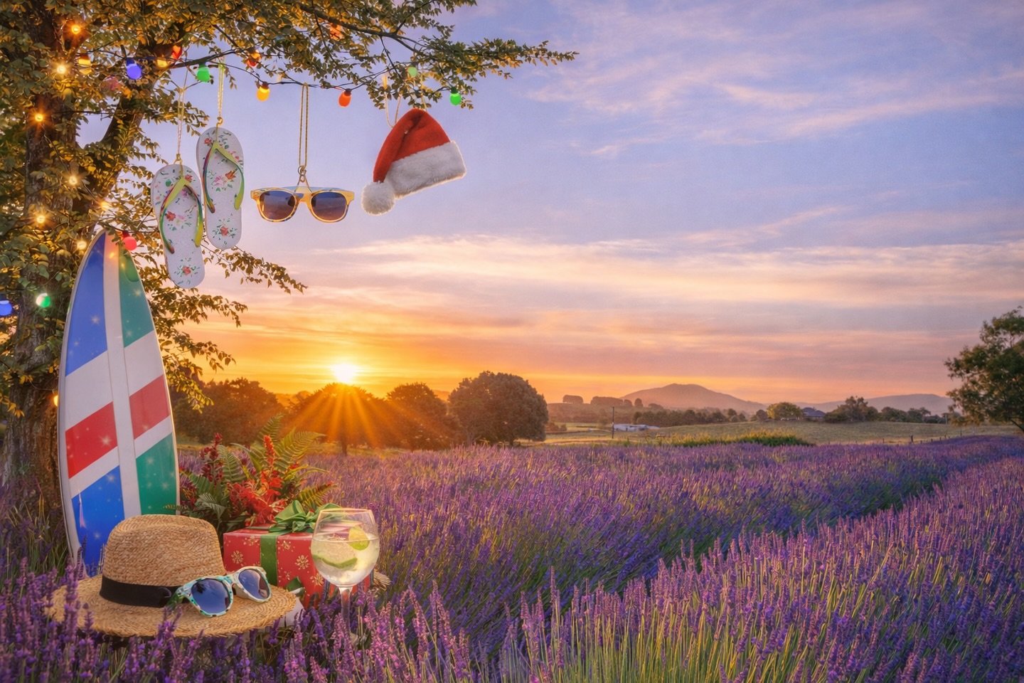🎄✨ Christmas, Kiwi-style ✨🎄

Long evenings. Golden skies. And the kind of sunsets that last and last.

While some of the world is bundled up, we&rsquo;re soaking up warm summer days here, and maybe enjoying a cheeky gin while watching the sun go do