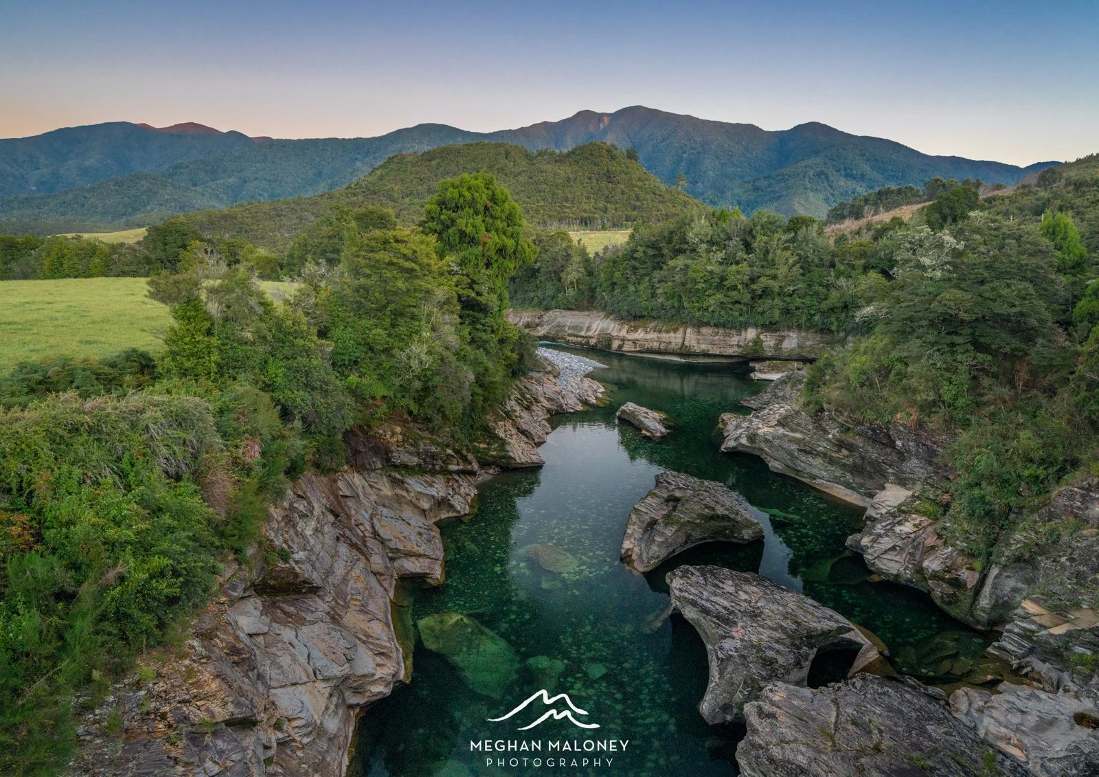 Aorere River Dawn Tasman