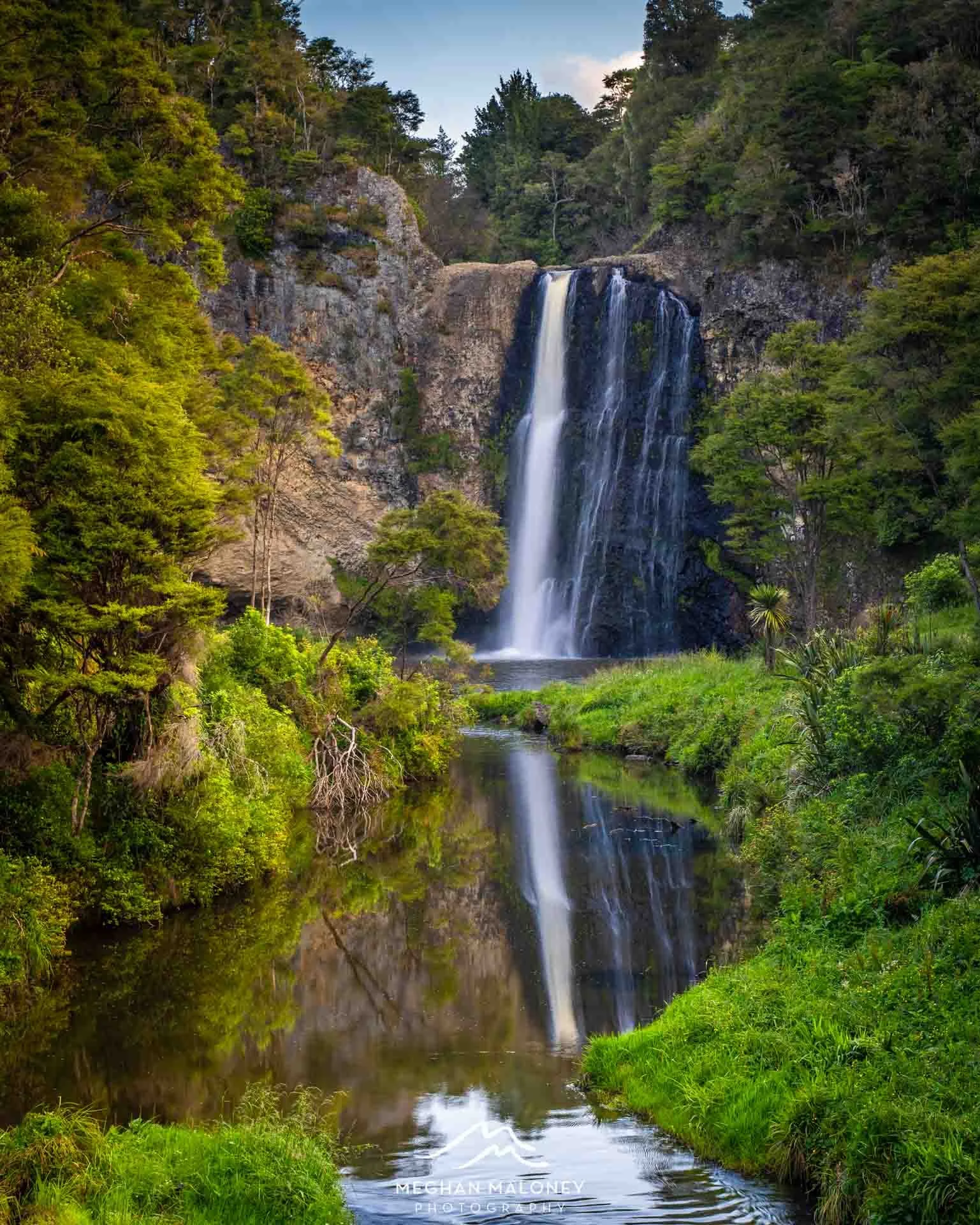 Hunua Falls Evening Glow