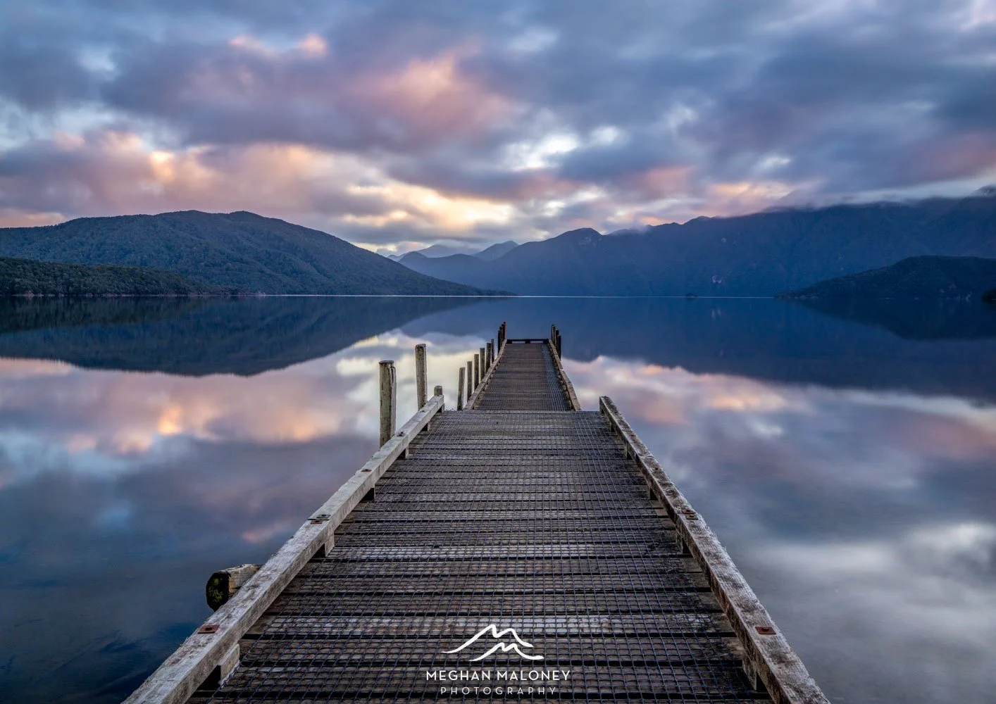 Lake Hauroko Jetty Sunset
