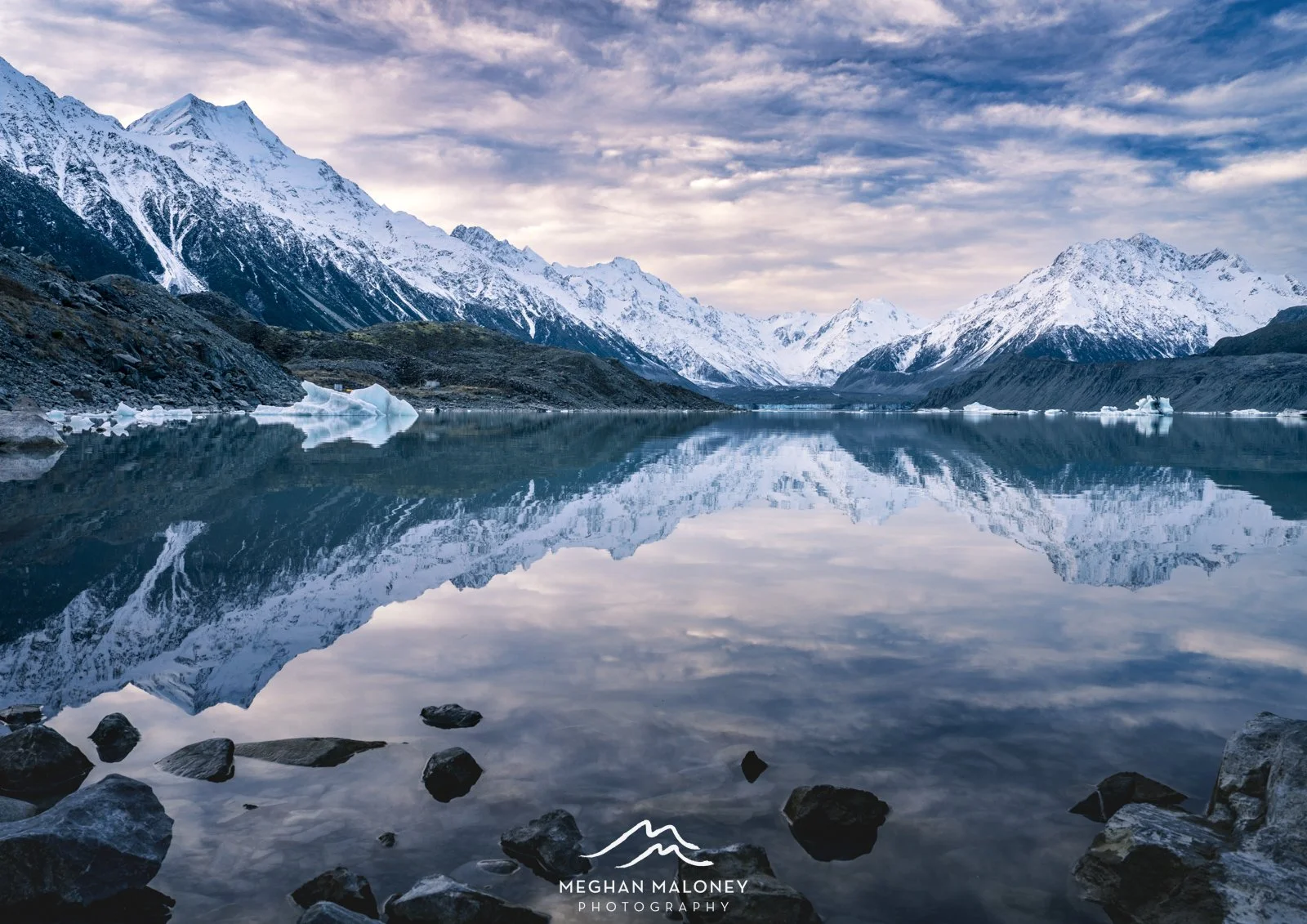 Tasman Lake Blue Mood