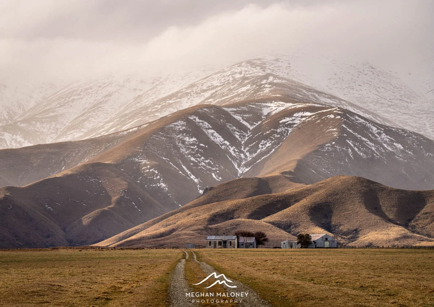 Home Hills Huts Winter Light
