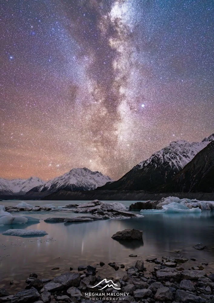 Tasman Lake Milky Way