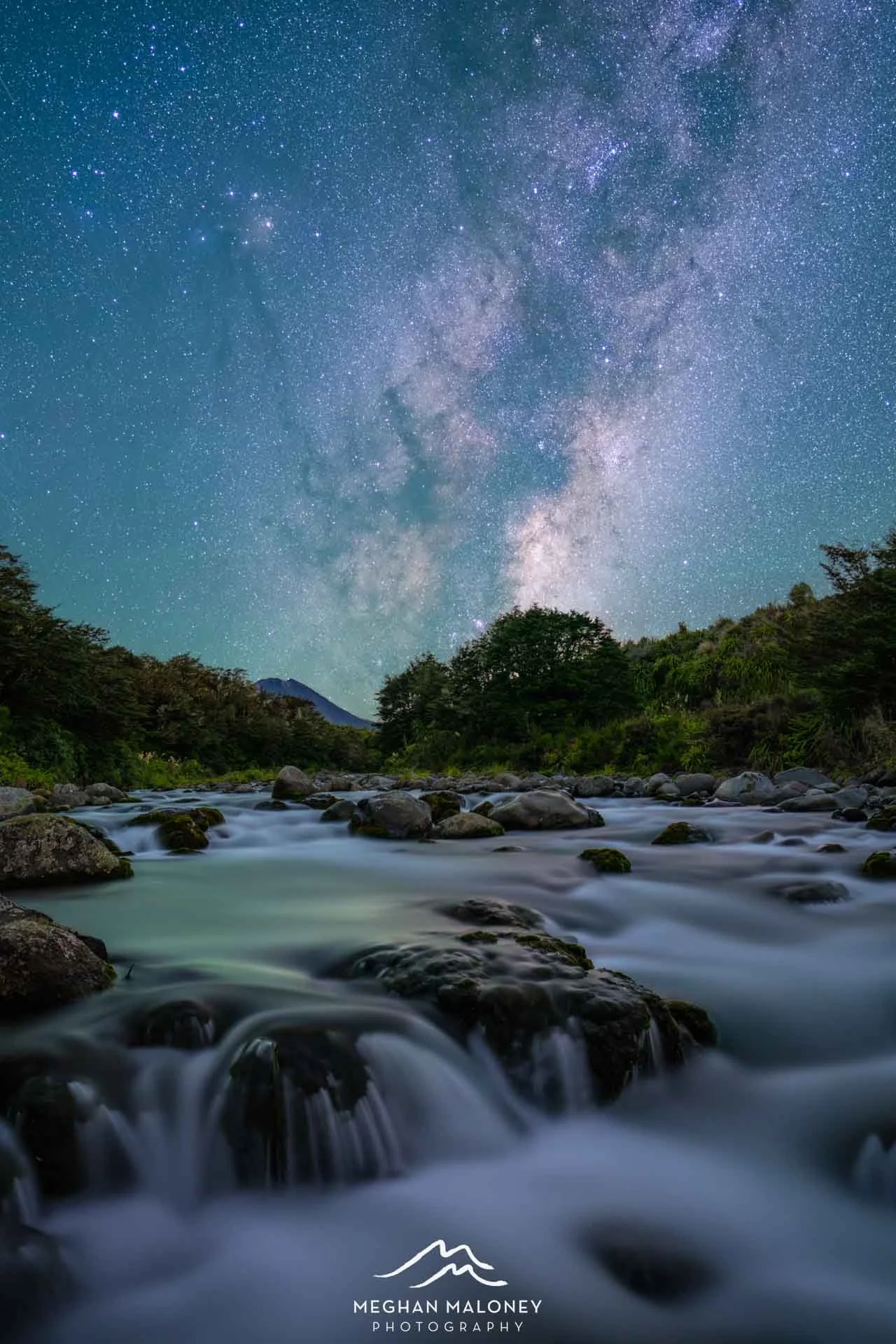 Milky Way Ruapehu River Astro