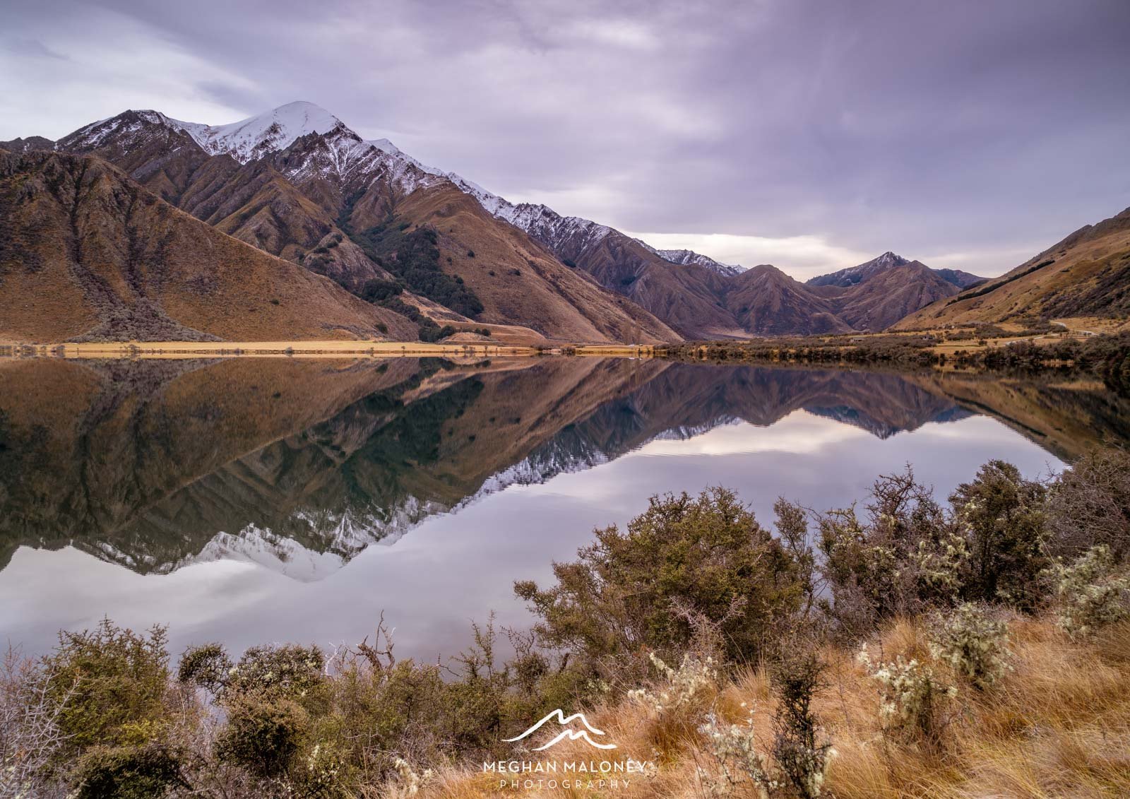 Moke Lake Subdued Reflection