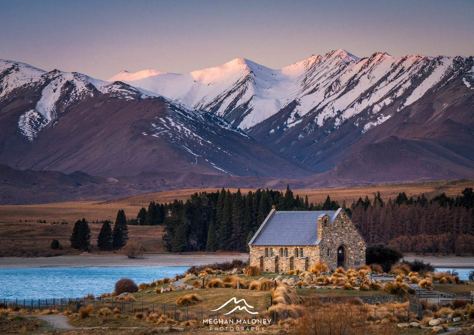 Last Light Tekapo Church