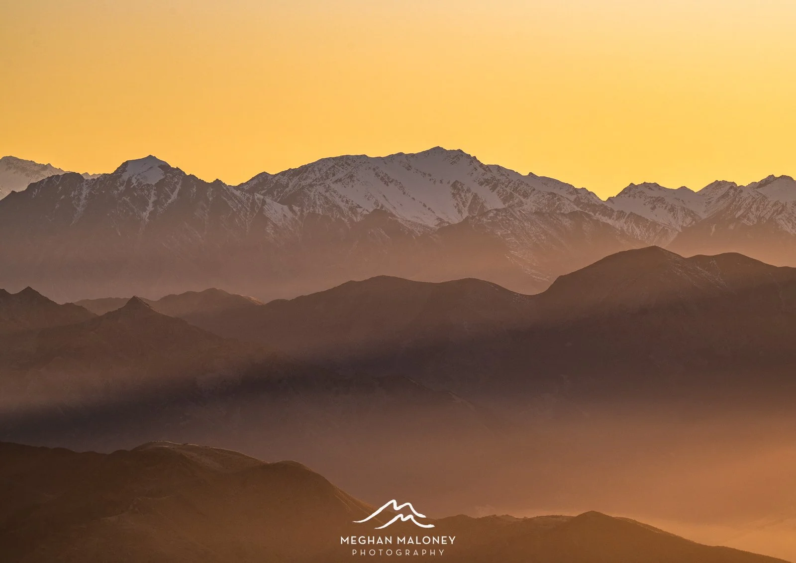 Golden Mountain Layers Sunrise
