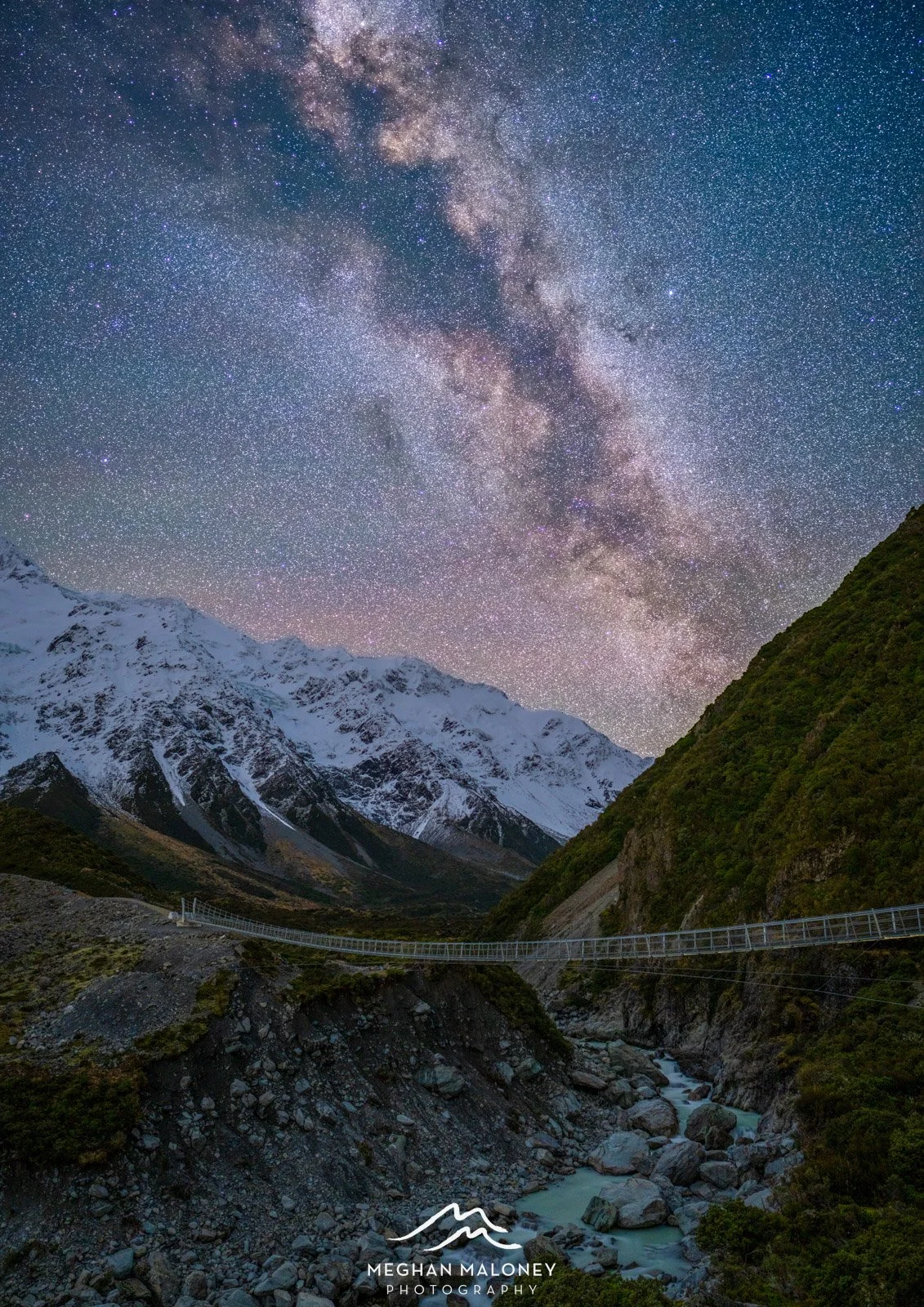 Hooker Bridge Milky Way