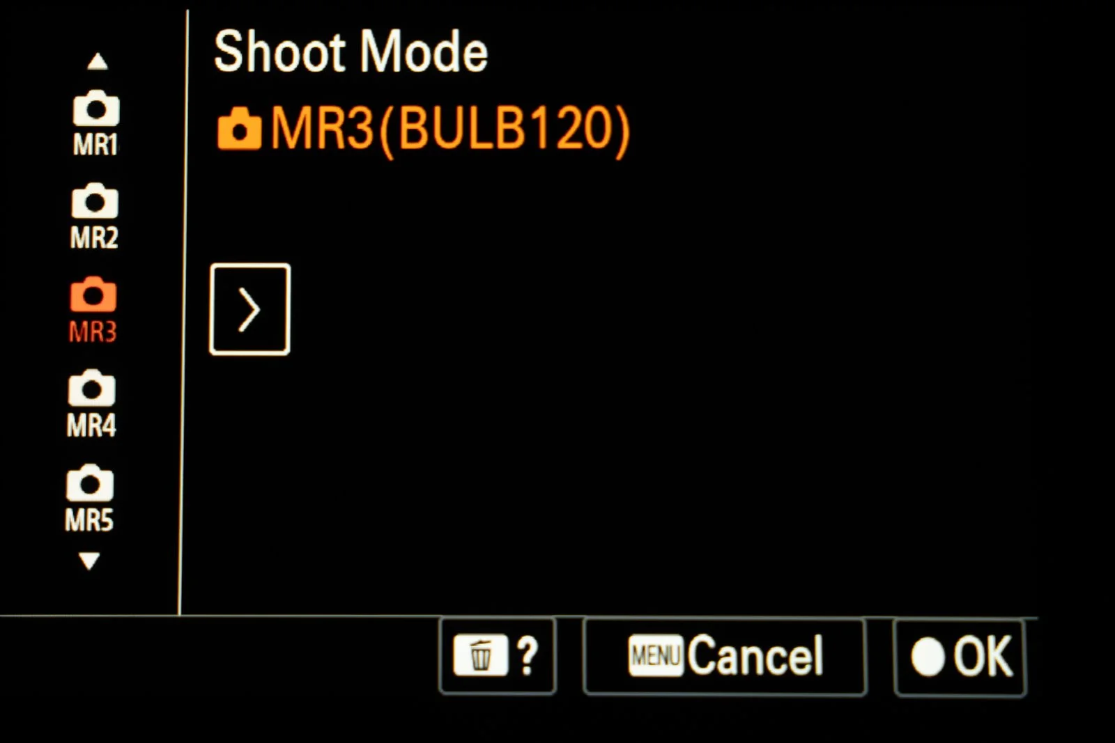 sony a7rvi shoot mode