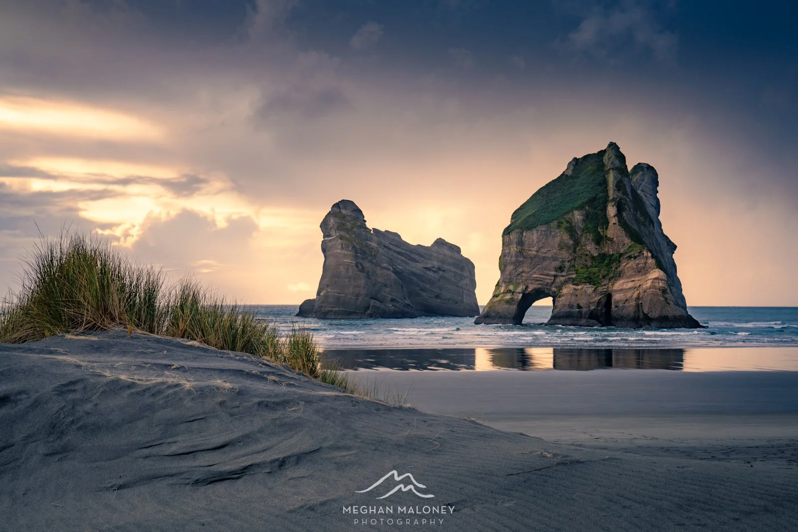 wharariki beach mood
