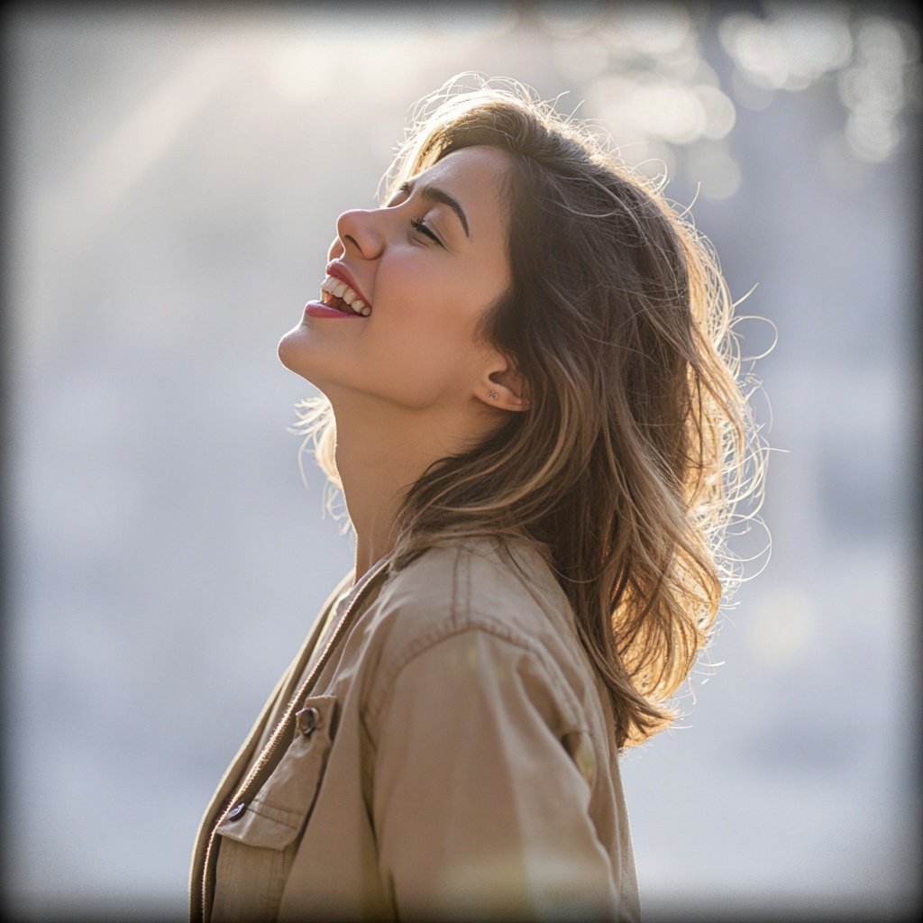 Confident, pain-free woman standing tall and smiling, showing the transformation of restored posture and full-body balance through the PEAK Protocol at Gambee Chiropractic