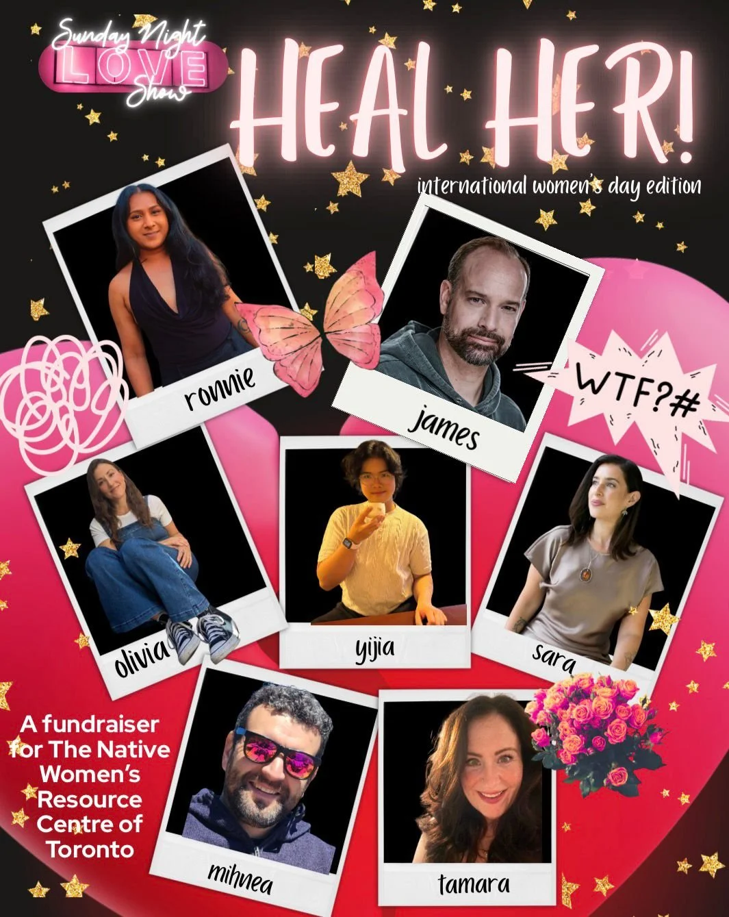 Heal Her Show Talent Line Up International Womens Day