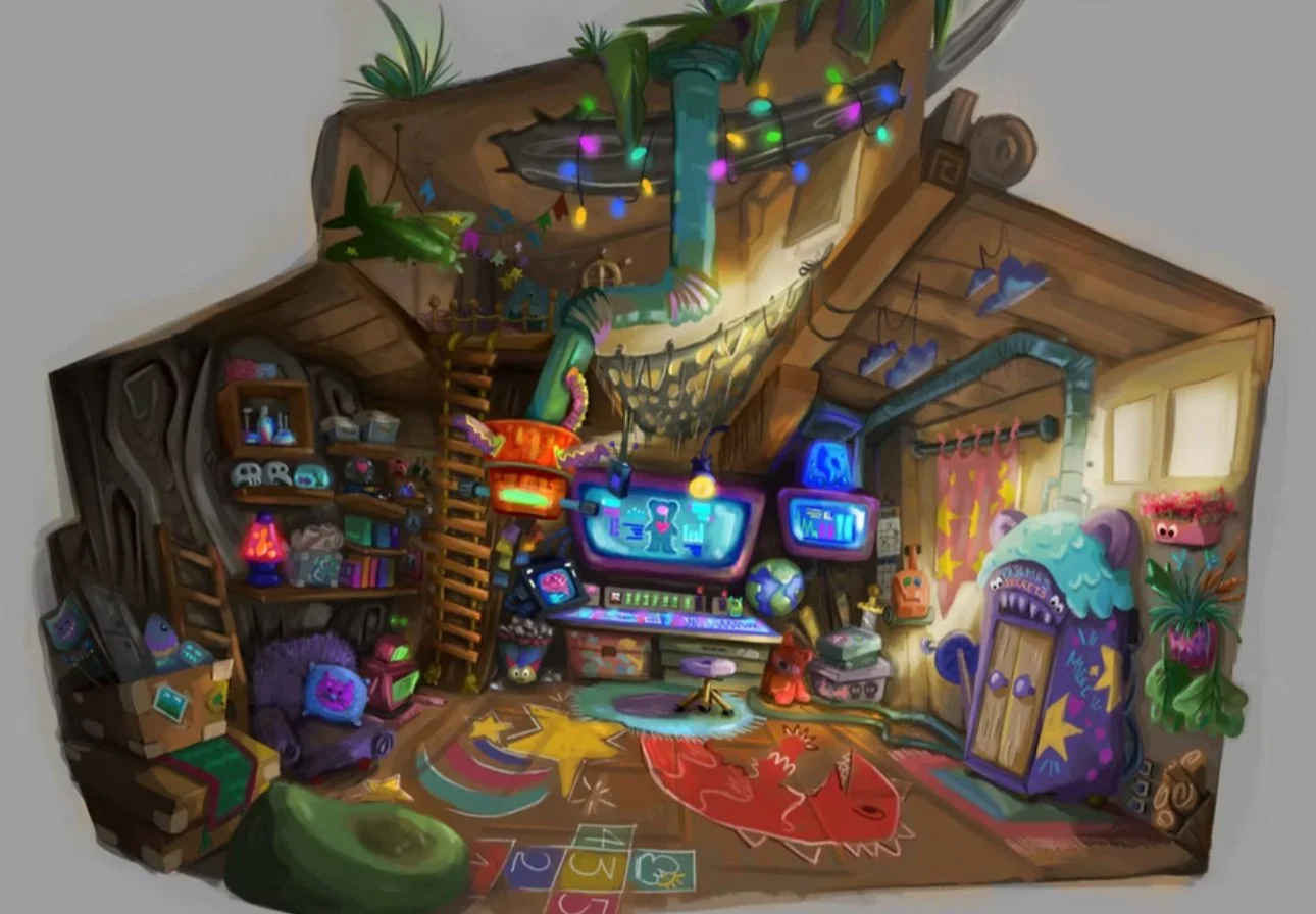 Michele Pajama tree house.JPG