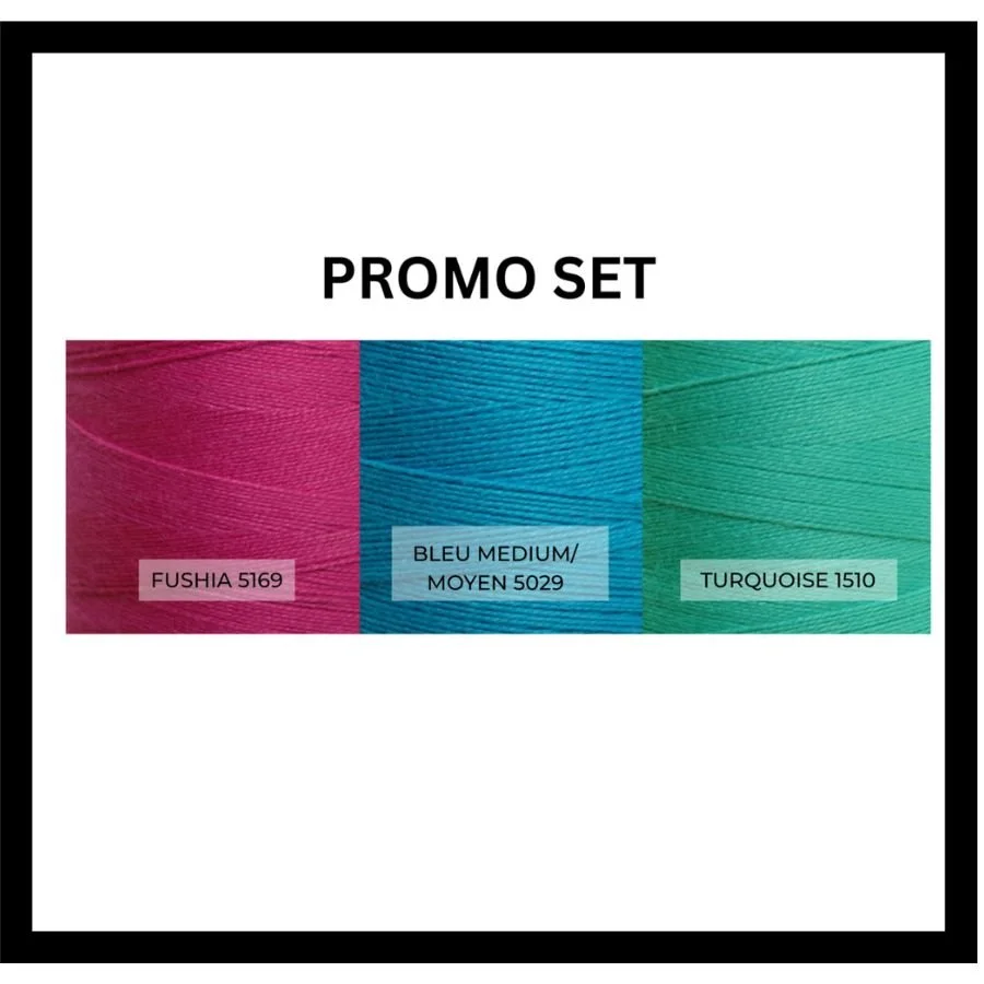 3 Pack Promo (Save +10%) of Maurice Brassard Cotton 8/2 Cotton Weaving Yarn