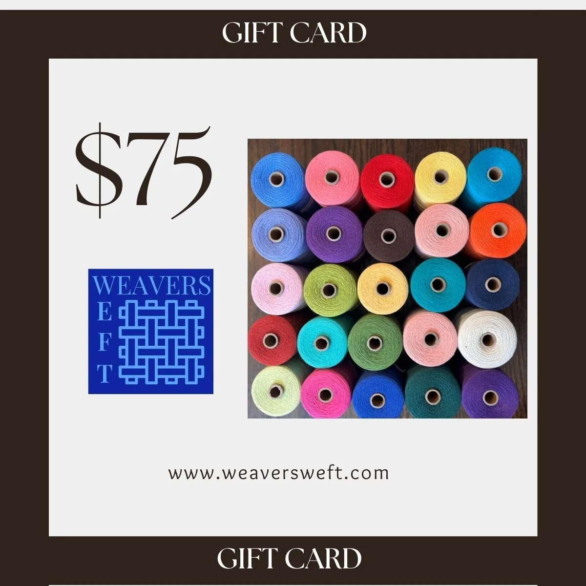 Gift Certificate $50 Weavers Weft
