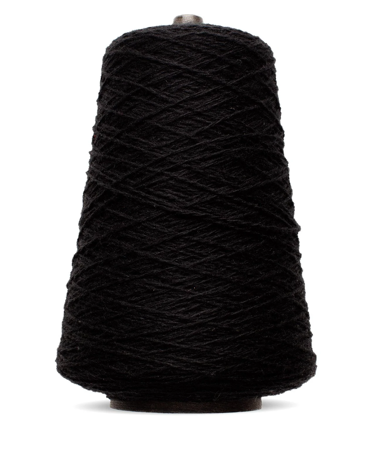 Harrisville Designs Shetland wool weaving yarn cone in black