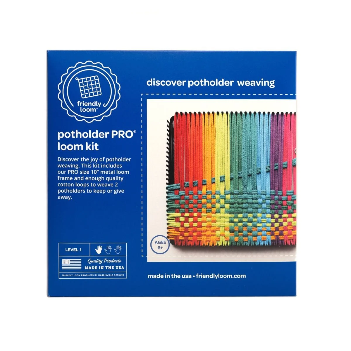 Friendly Loom™ potholder loom kit  Pro Size