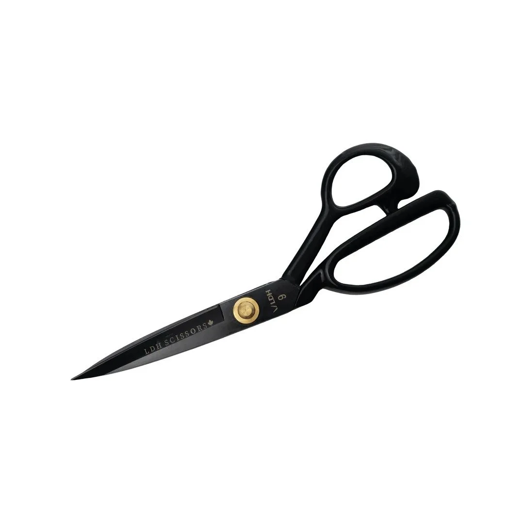 LDH Midnight Edition Fabric Shears – 9" Rubber Handle