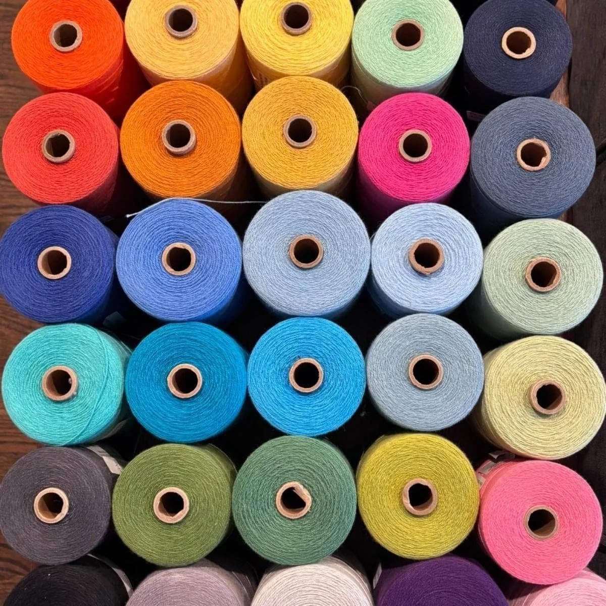 Maurice Brassard 8/4 Cotton Weaving Yarn — Single Cone in 81 Colors