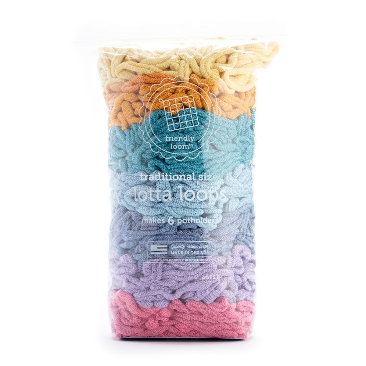 Lotta Loops Cotton Potholder Loops by Friendly Loom™