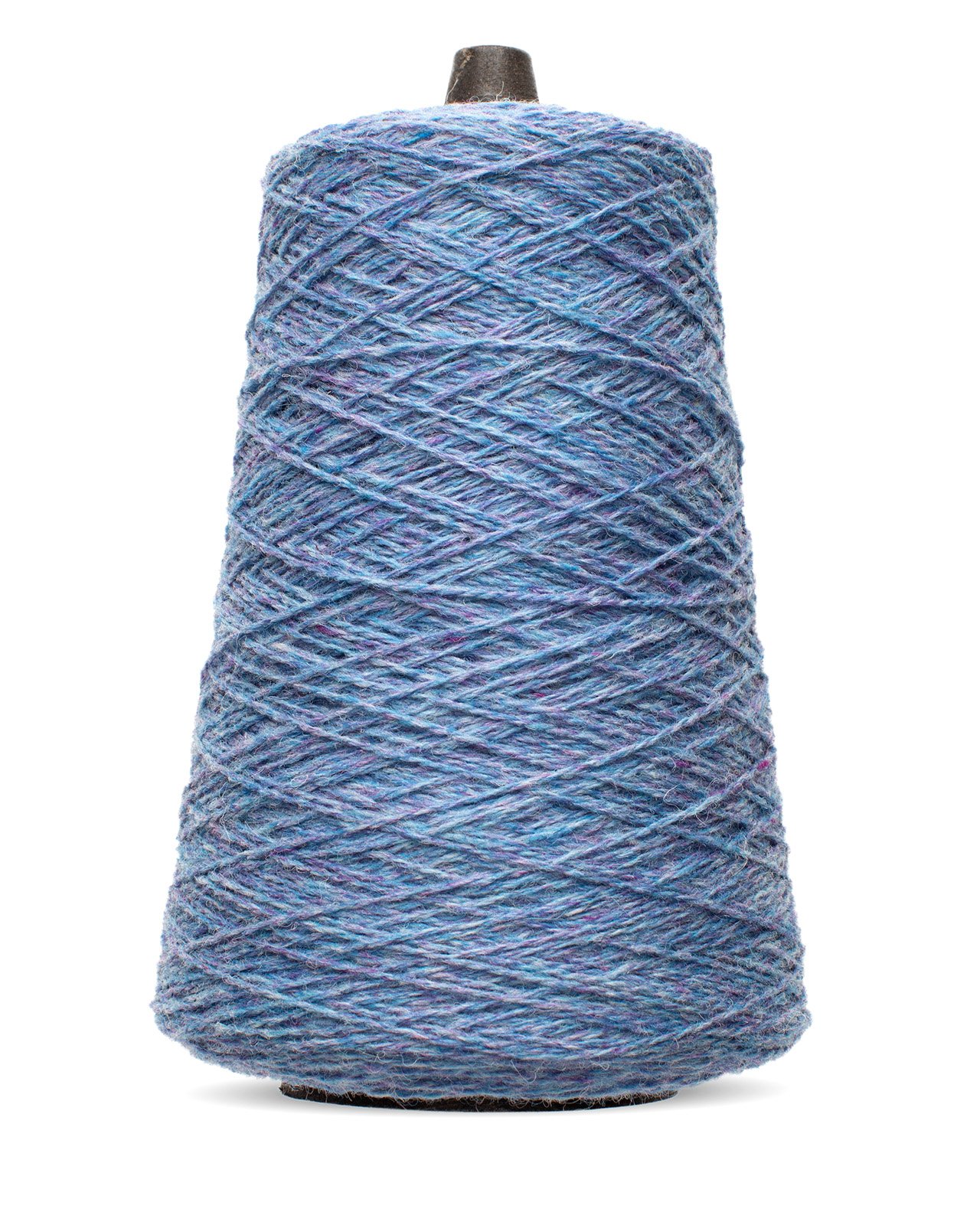 Harrisville Designs Shetland wool weaving yarn cone in cornflower