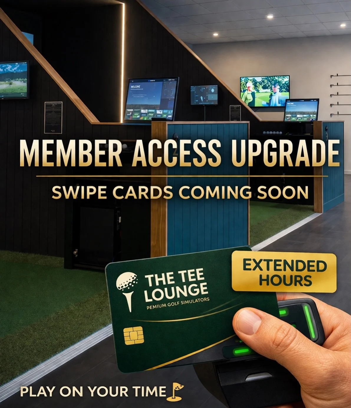 🚨COMING SOON 🚨
We&rsquo;re taking membership to the next level&hellip;

Tee Lounge Members will soon have extended access to our facility, including unstaffed hours &mdash; meaning more time to play, practice and improve on your schedule ⛳️

No res