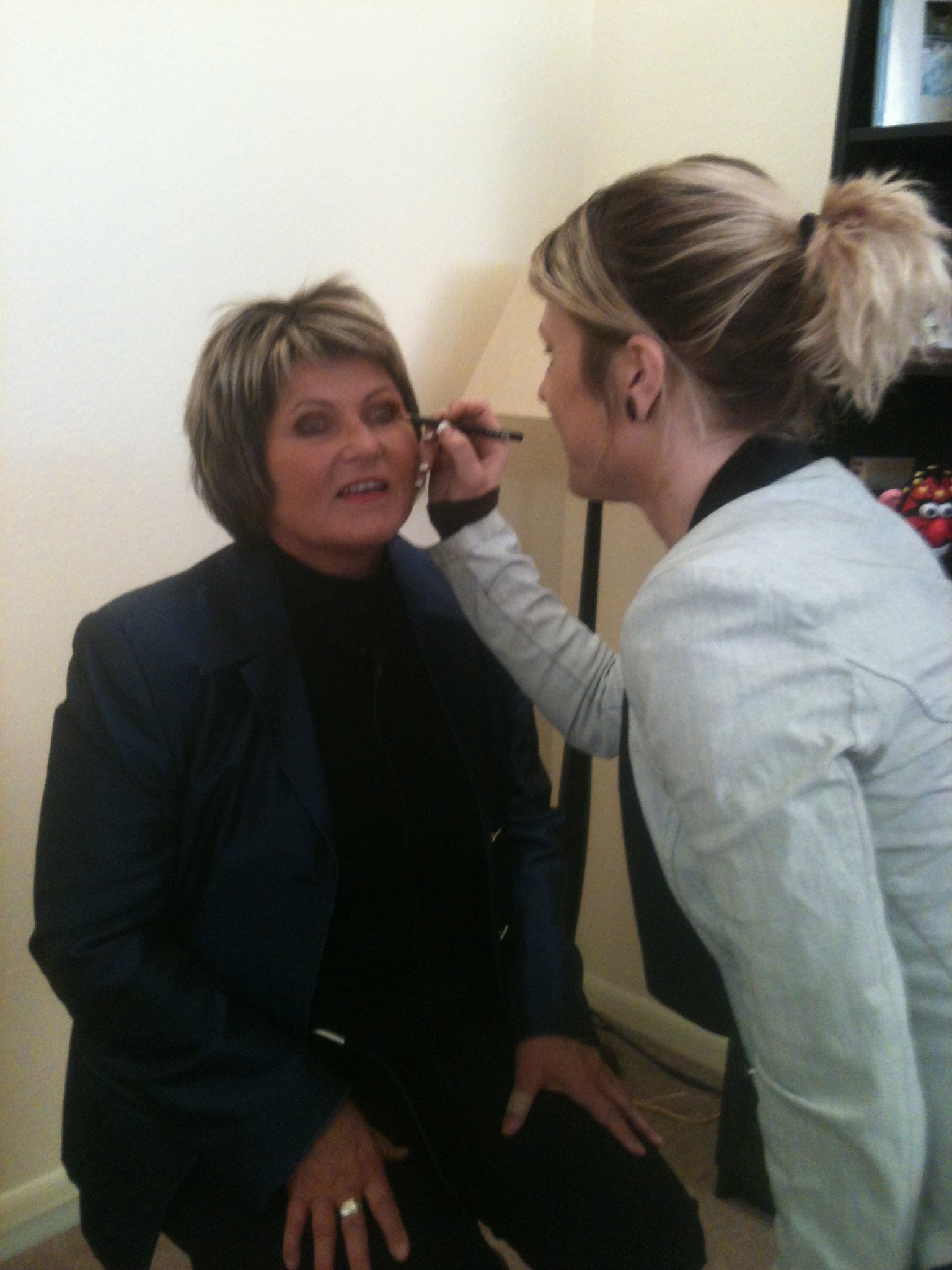 Make-up with Kenzie Dillon for "How to Puppetry" with Puppet Art Theater