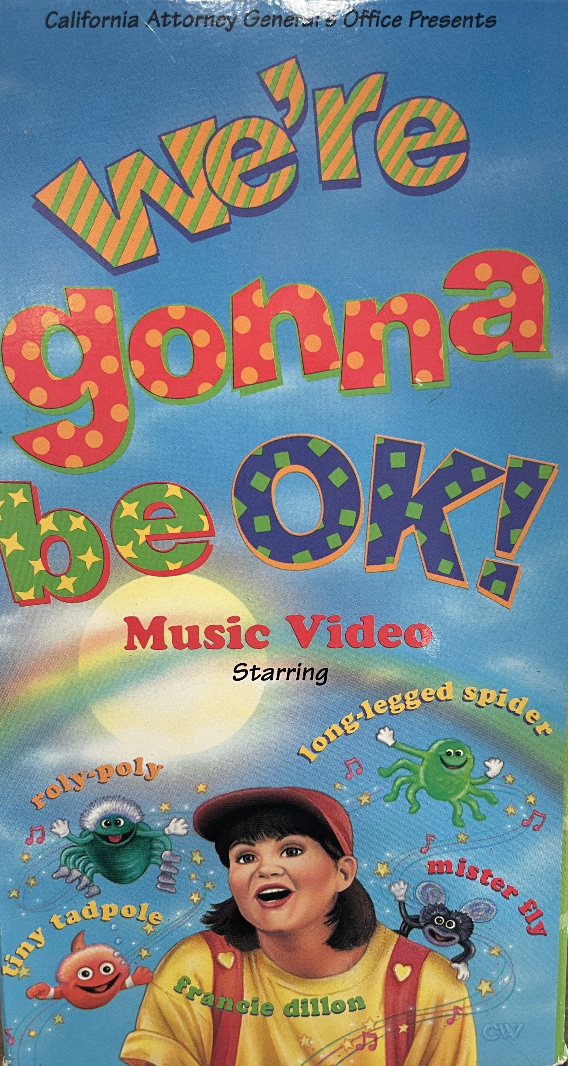 Nominee: California Regional Emmy Award. Written and performed by Francie Dillon with Puppet Art Theater. Created by the California Attorney General's Office and the California Department of Social Services and Health Services. 