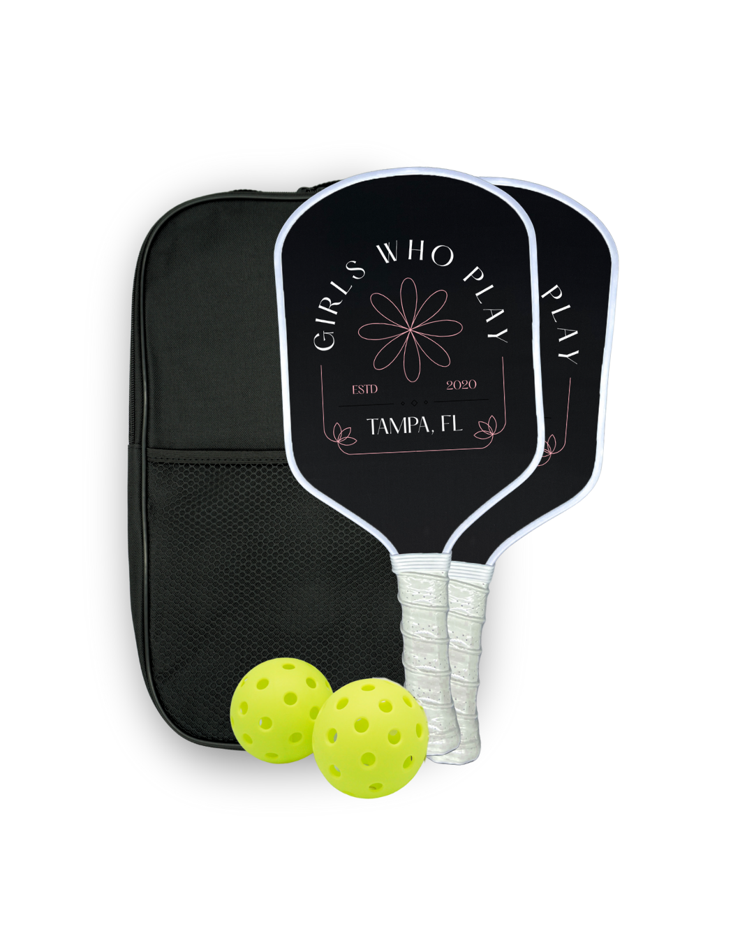 Branded Carbon Fiber Pickleball Set