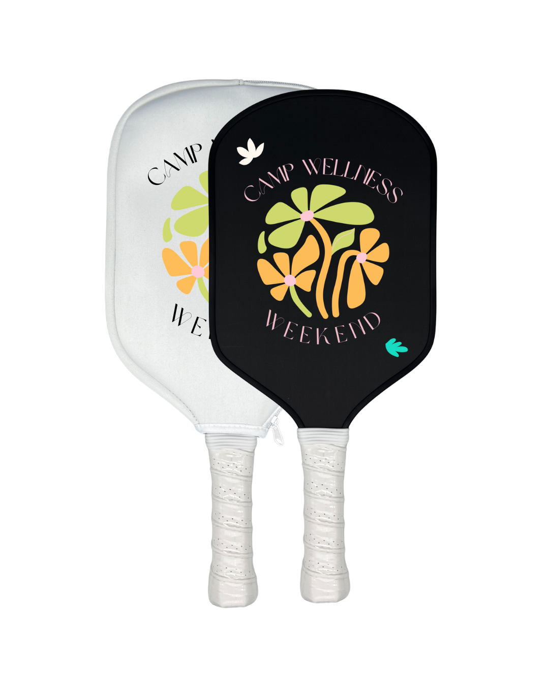 Branded Carbon Fiber Pickleball Paddle + Paddle Cover