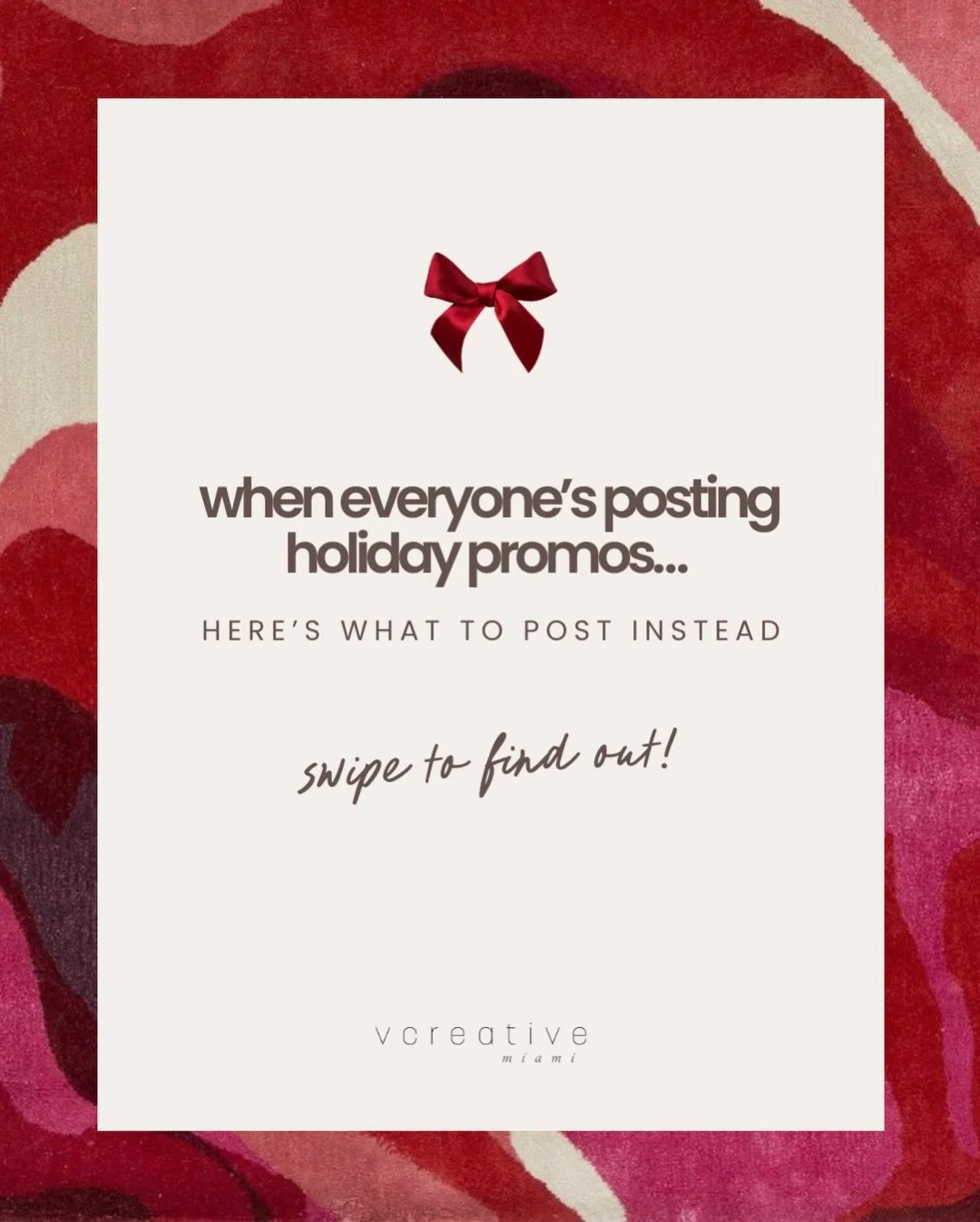 holiday blues?! no, you&rsquo;re human. the holiday season is overwhelming for everyone. ground yourself (and your brand) in what truly matters