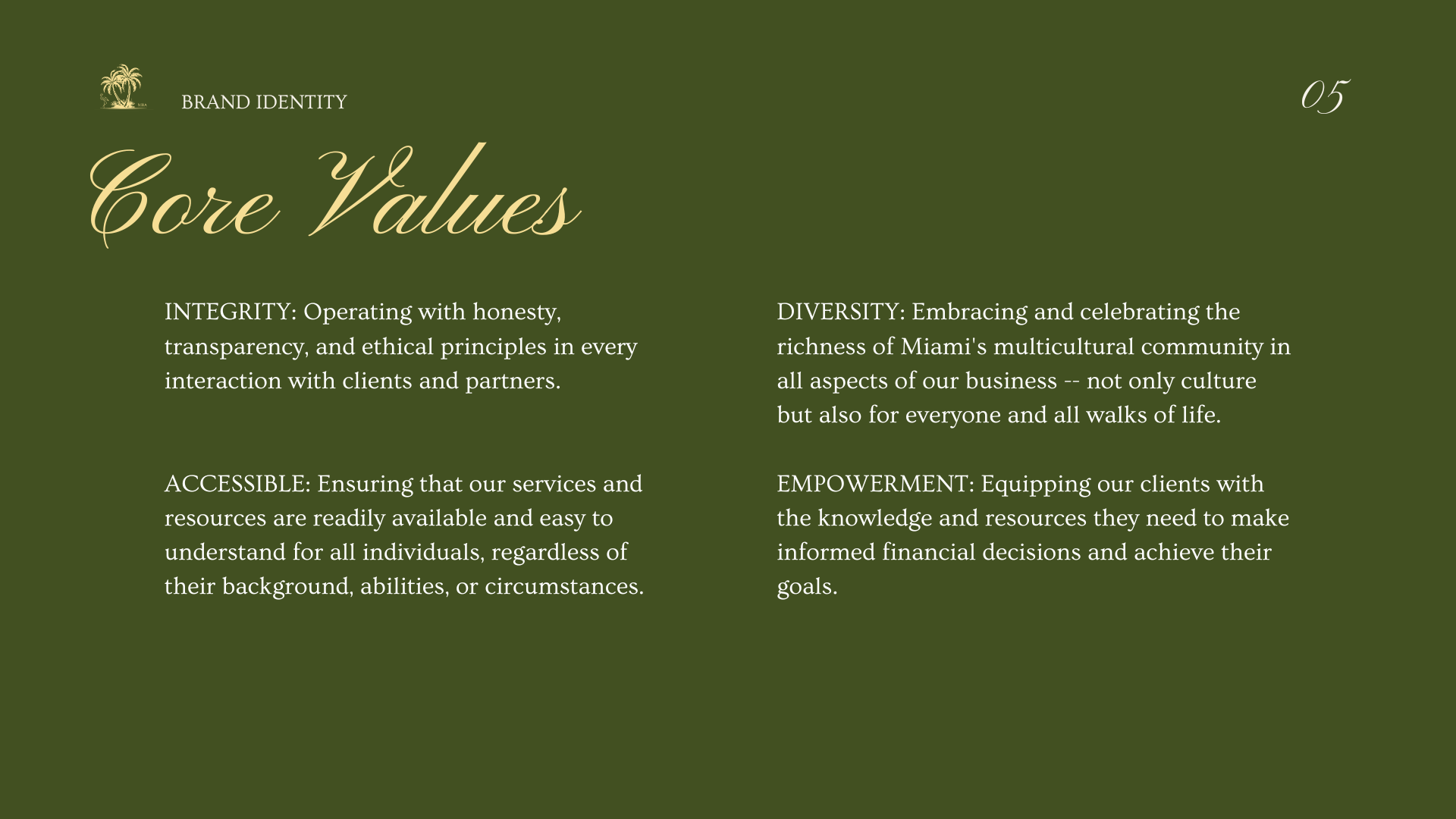 Brand Values