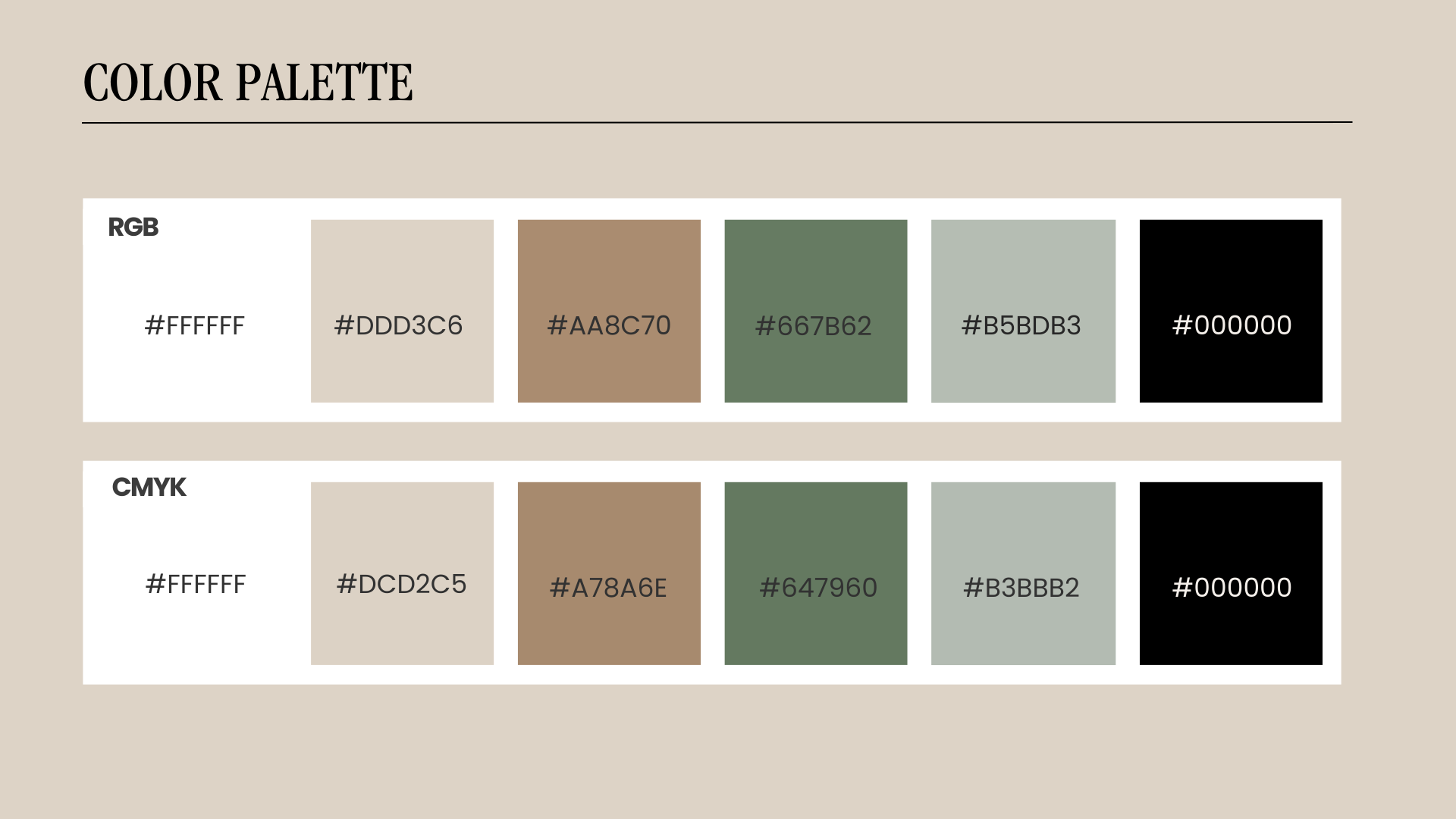 Color Palette