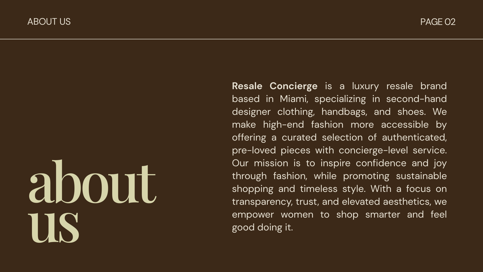 About The Brand