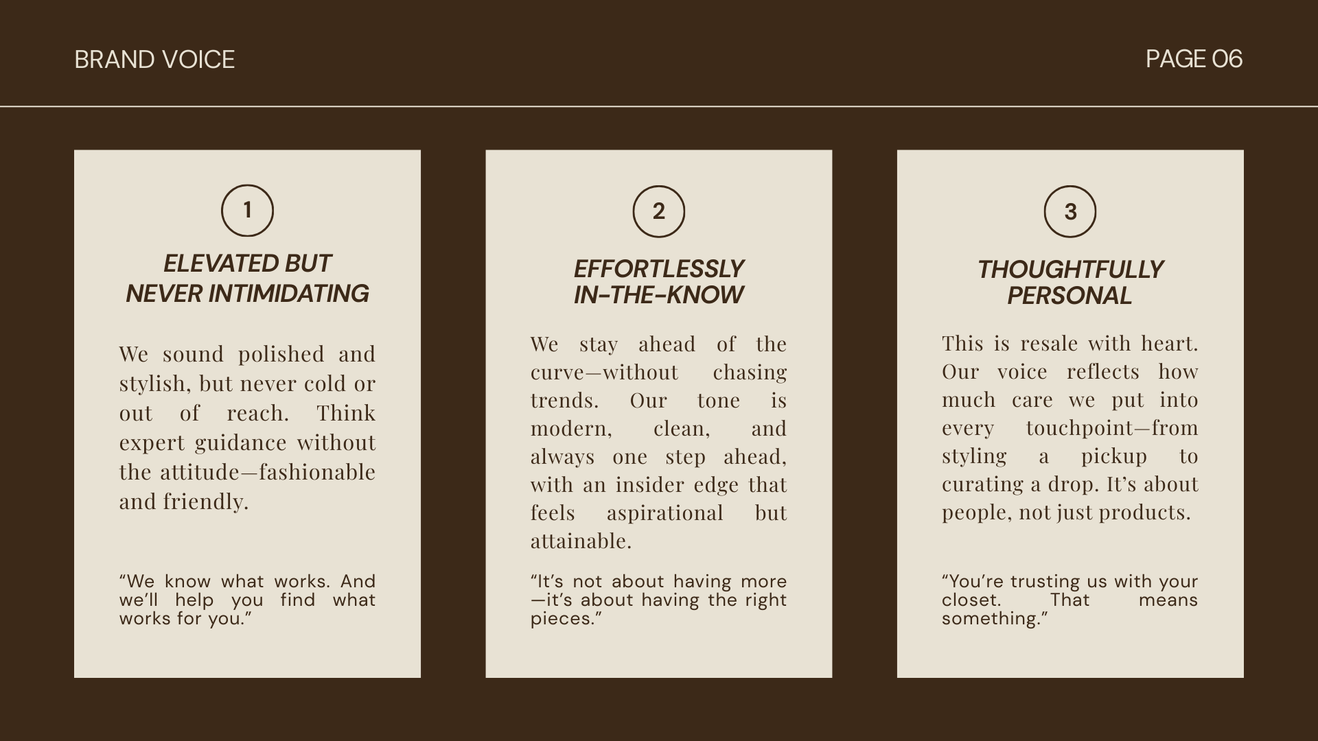 Brand Voice Pillars