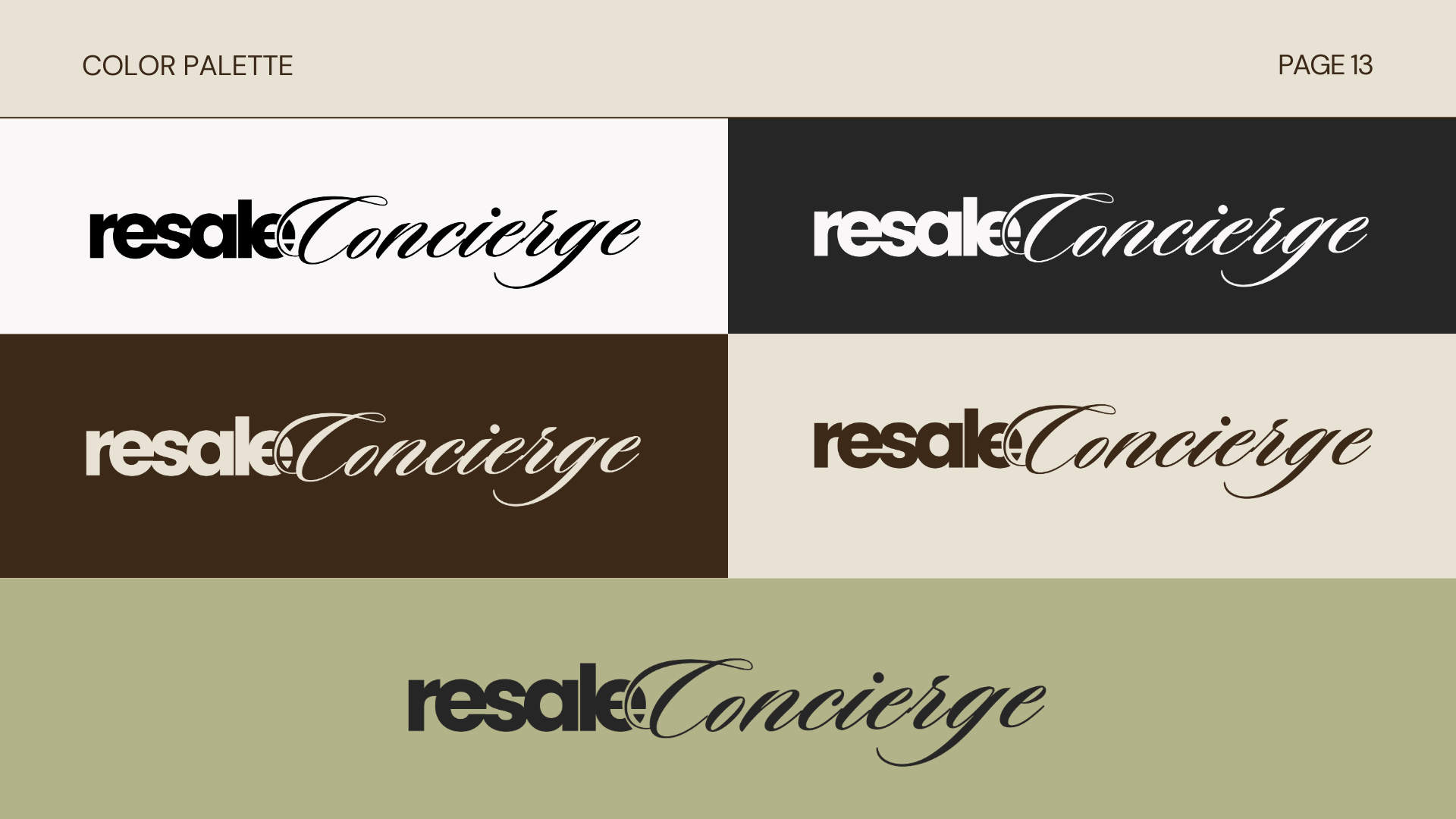 Color Palette Usage