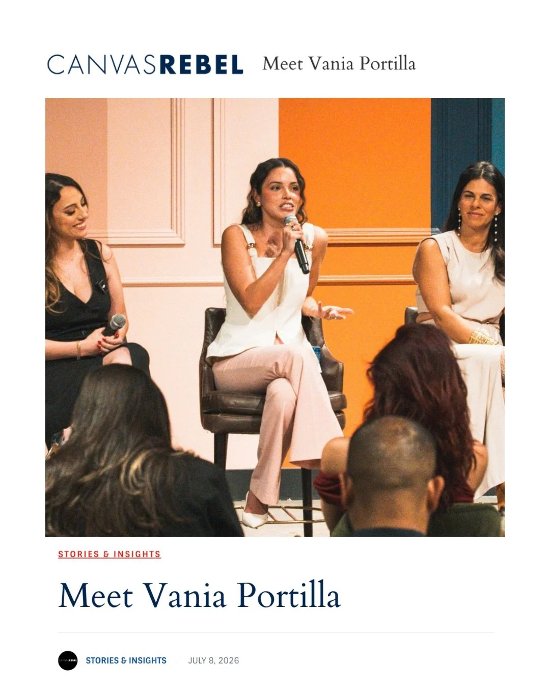 usually, we&rsquo;re telling our clients&rsquo; stories. this time, it&rsquo;s a little of ours 😊 thank you, @canvasrebel, for the feature.

read the full interview &rarr; the link in bio 🍊