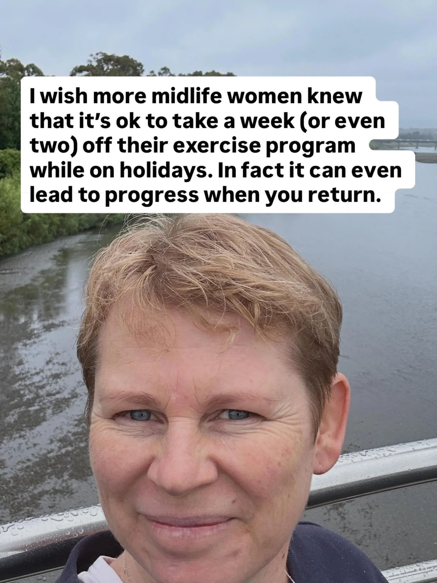 Ladies, taking a break form structured exercise while on holidays (or at other times) can be so beneficial. It can give your body and brain a much needed break, especially if you&rsquo;ve had a phase of hard training. 

The body and mind also loves v